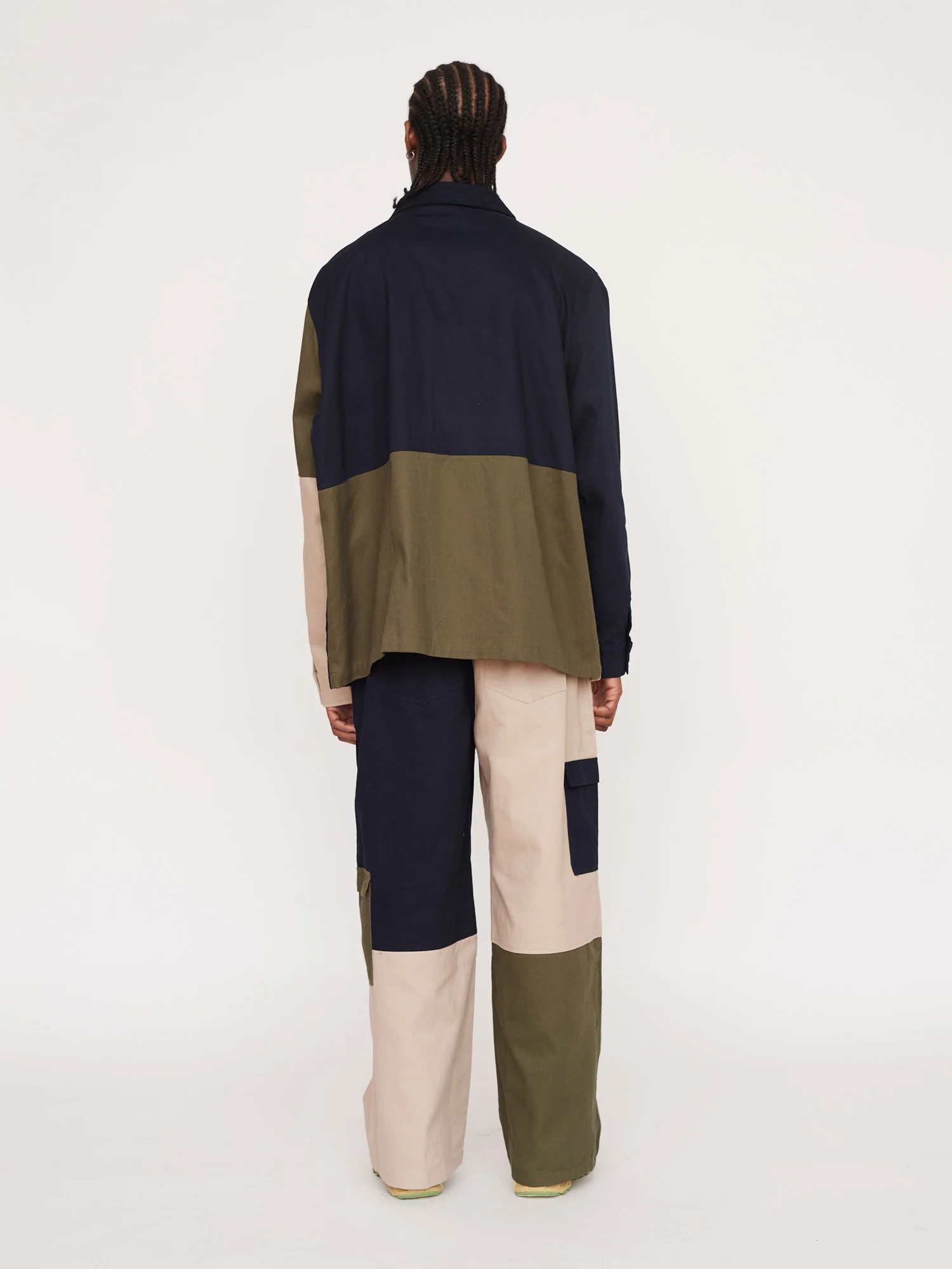 Colour Block Baggy Pants - Image 9