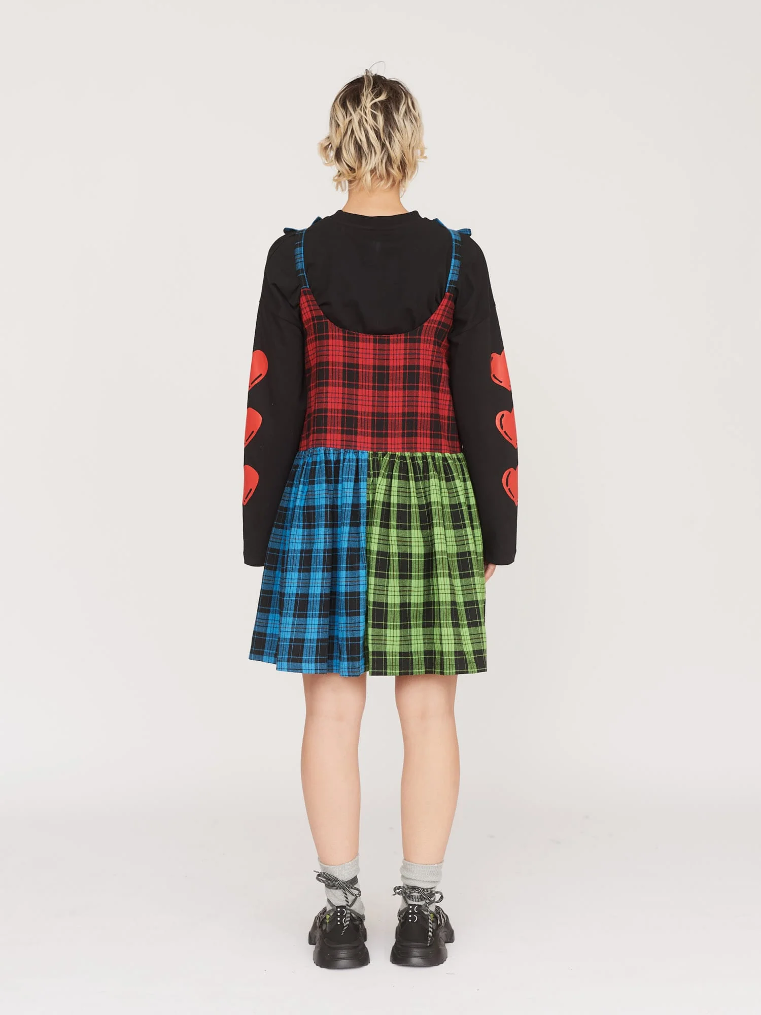 Colour Block Bow Mini Dress - Image 7