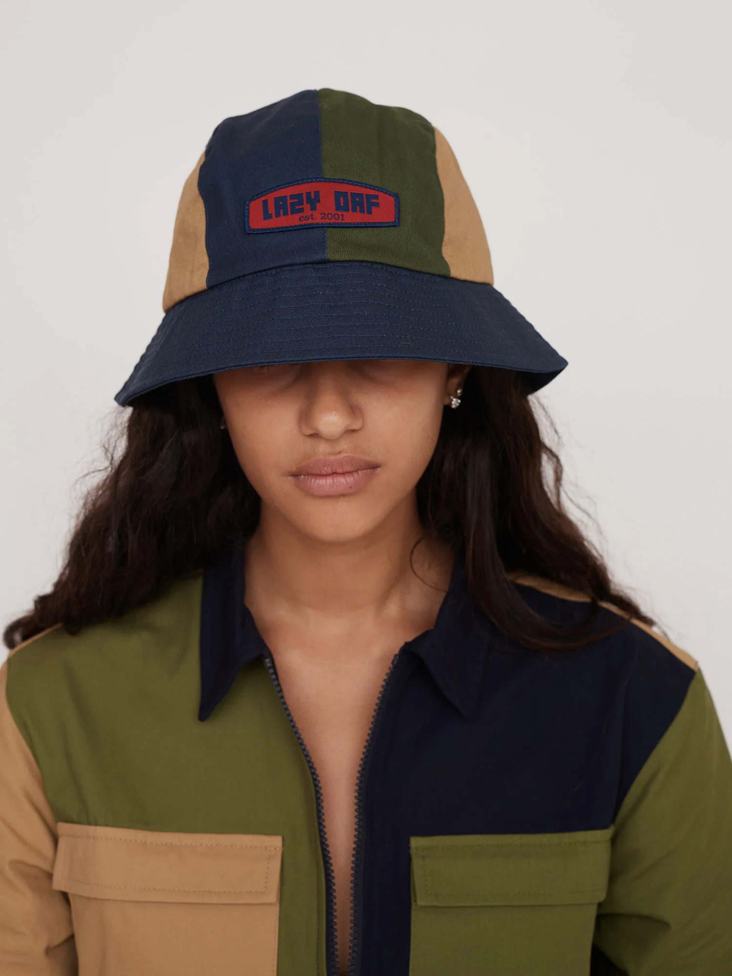 Colour Block Bucket Hat