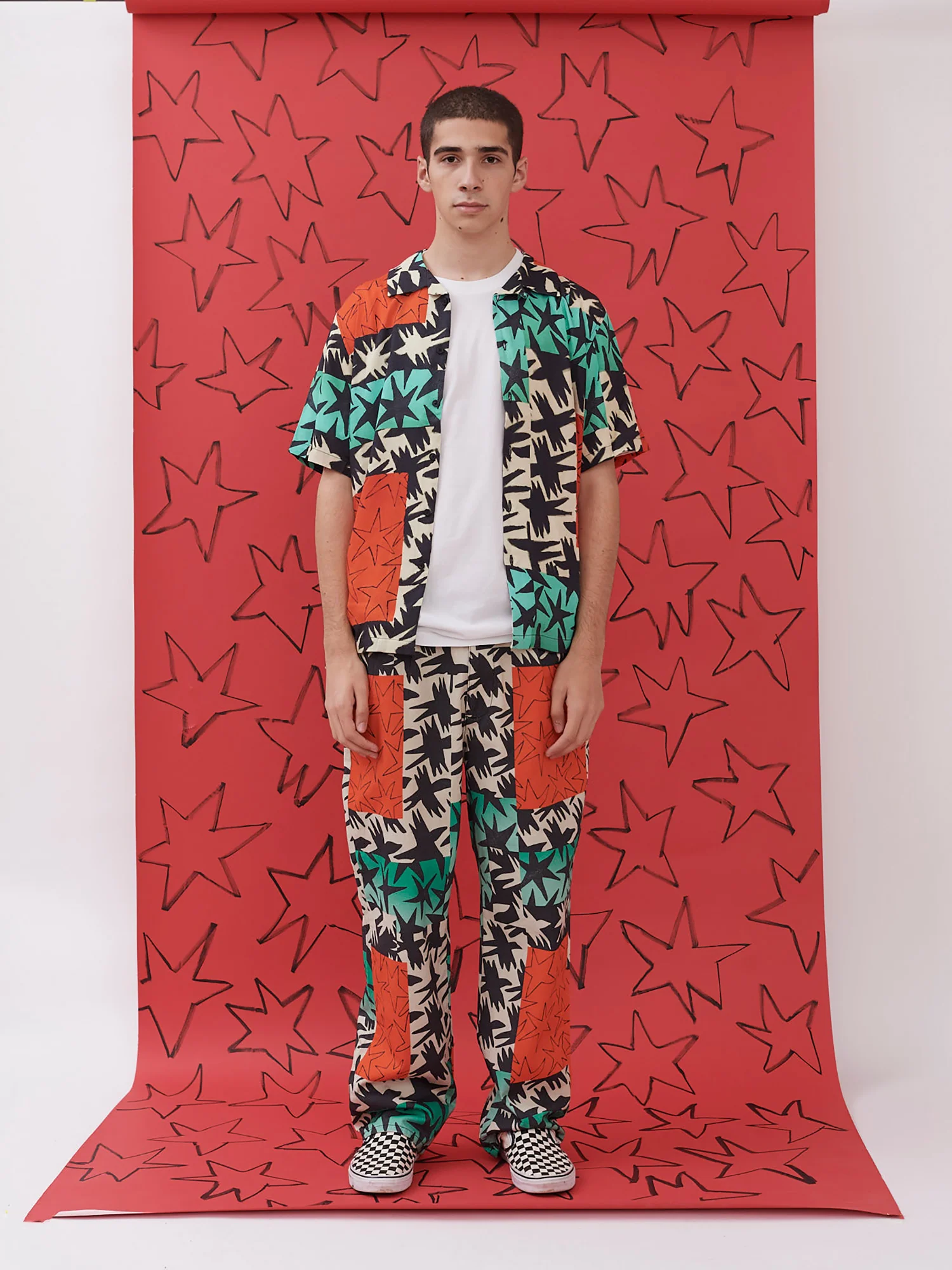 Lazy Oaf x Laurie Vincent & Daisy Parris Unisex Trousers - Image 3