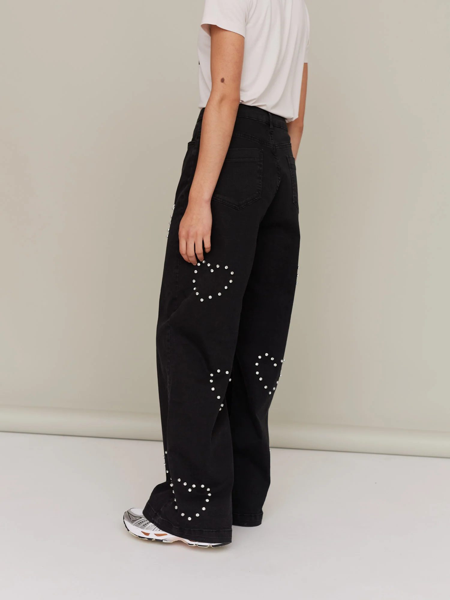 G.E.M Cross My Heart Wide Leg Jeans - Image 3