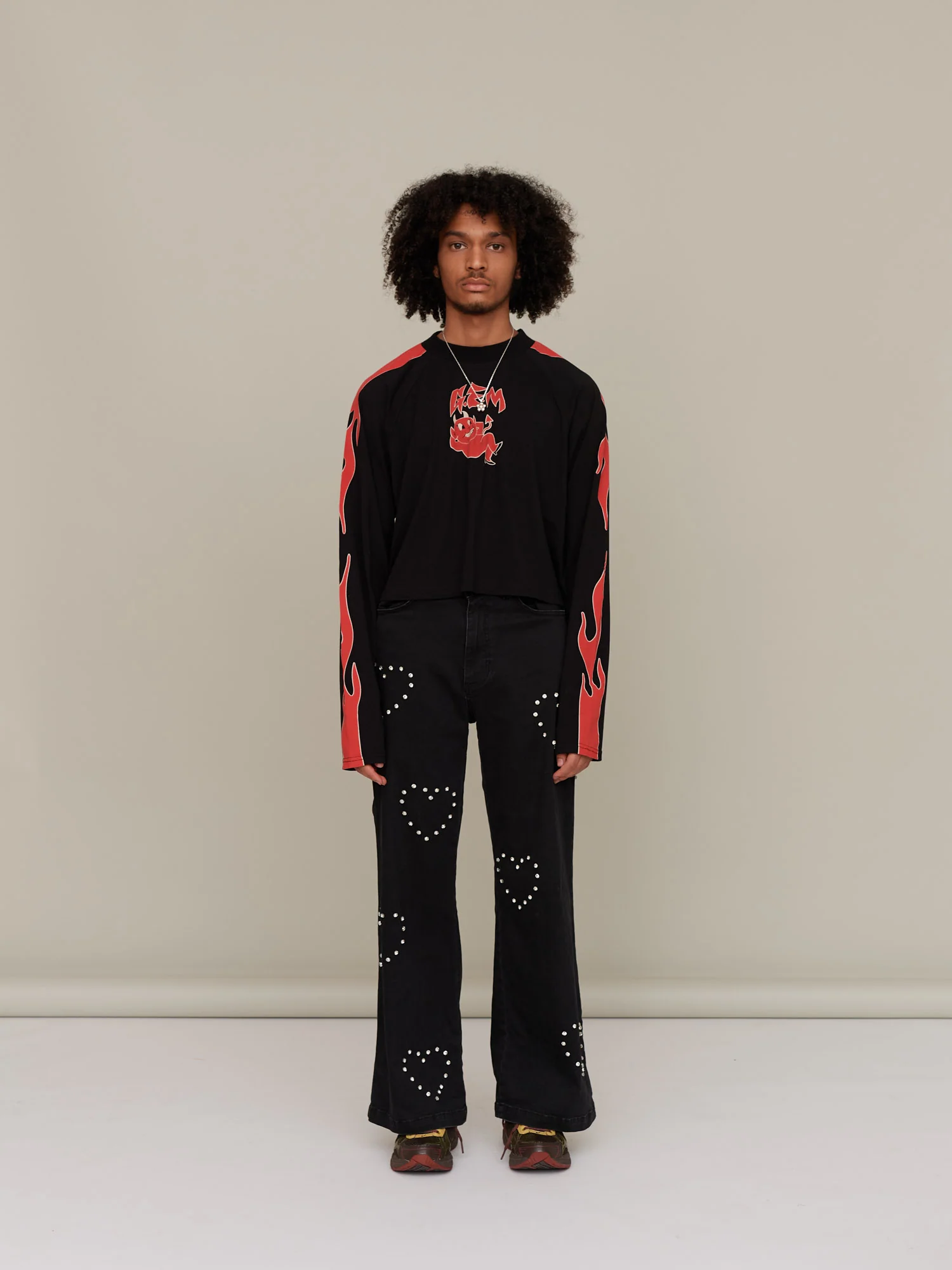 G.E.M Cross My Heart Wide Leg Jeans - Image 4