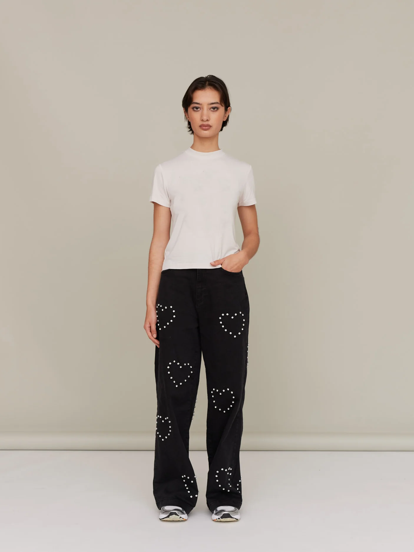 G.E.M Cross My Heart Wide Leg Jeans - Image 7