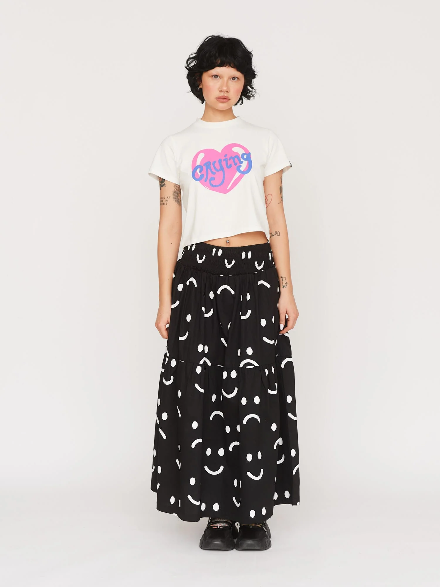 Crying Fitted Tee - Image 4
