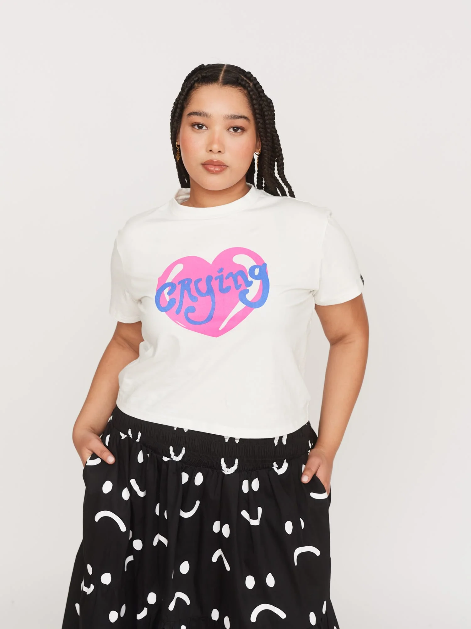 Crying Fitted Tee - Image 6