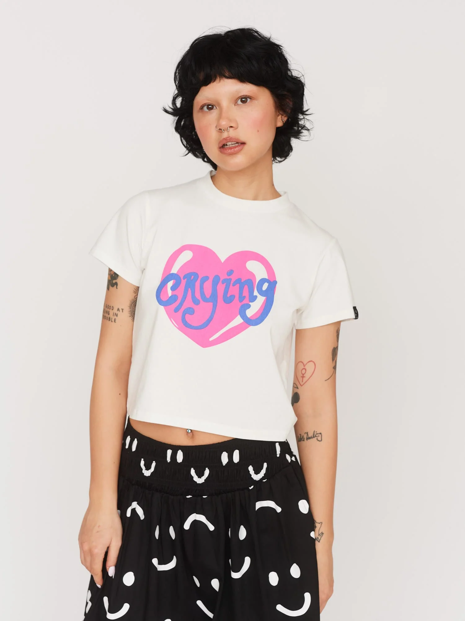 Crying Fitted Tee - Image 7