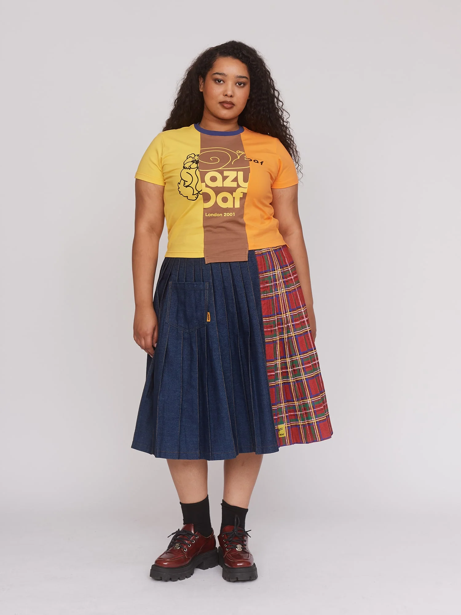 Cut And Sew Fitted Tee - Image 2