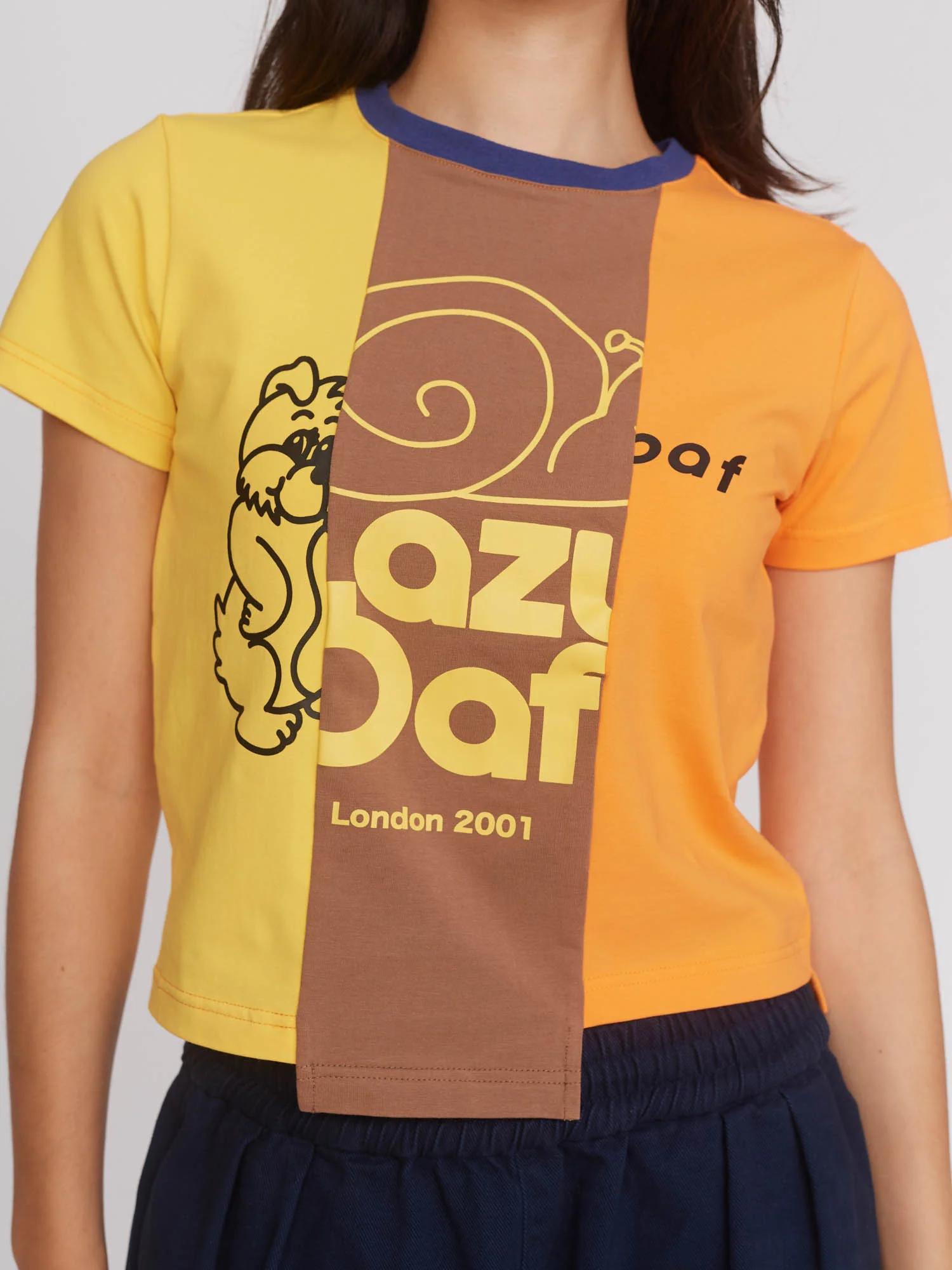Cut And Sew Fitted Tee - Image 3