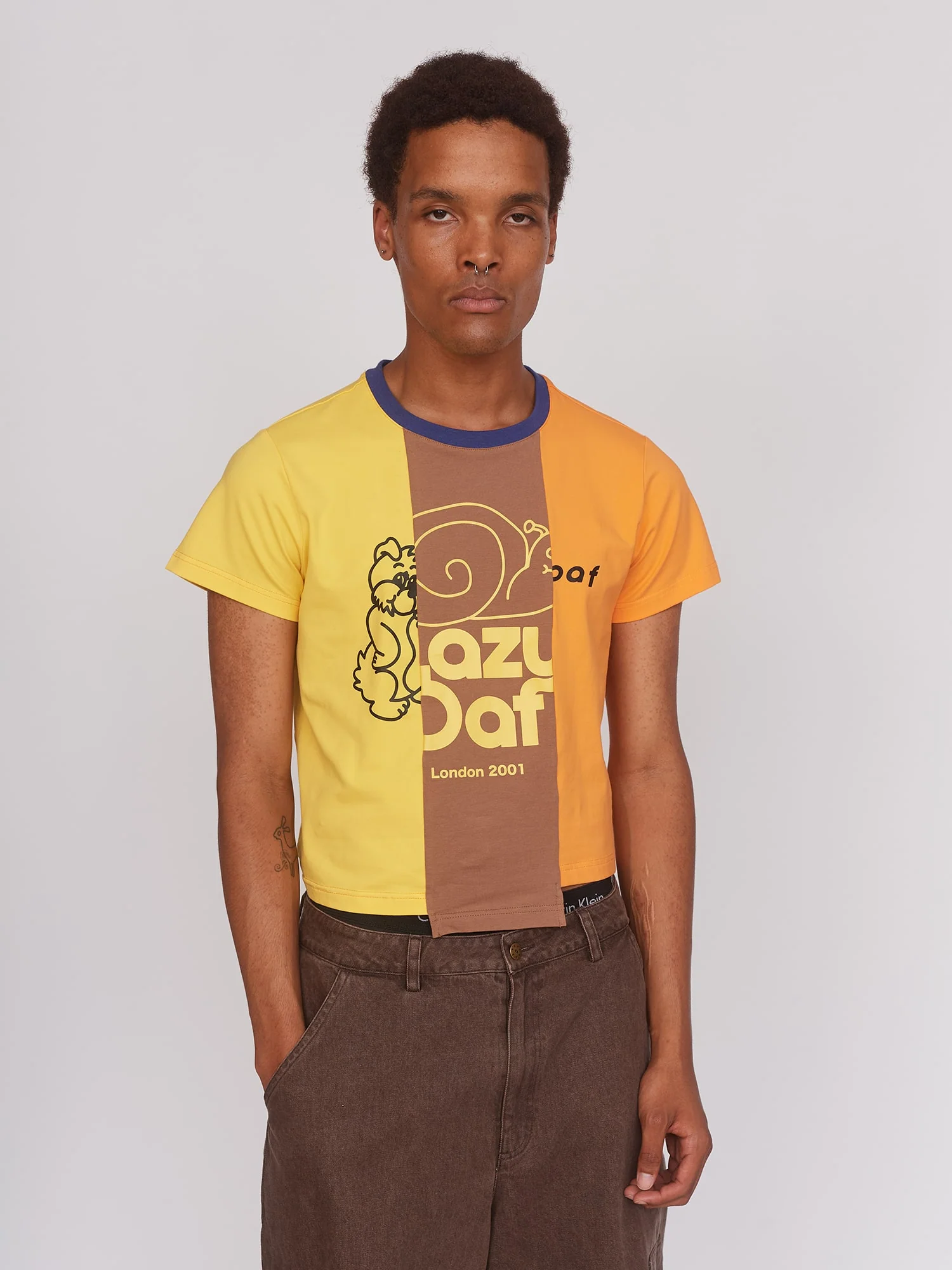 Cut And Sew Fitted Tee - Image 4