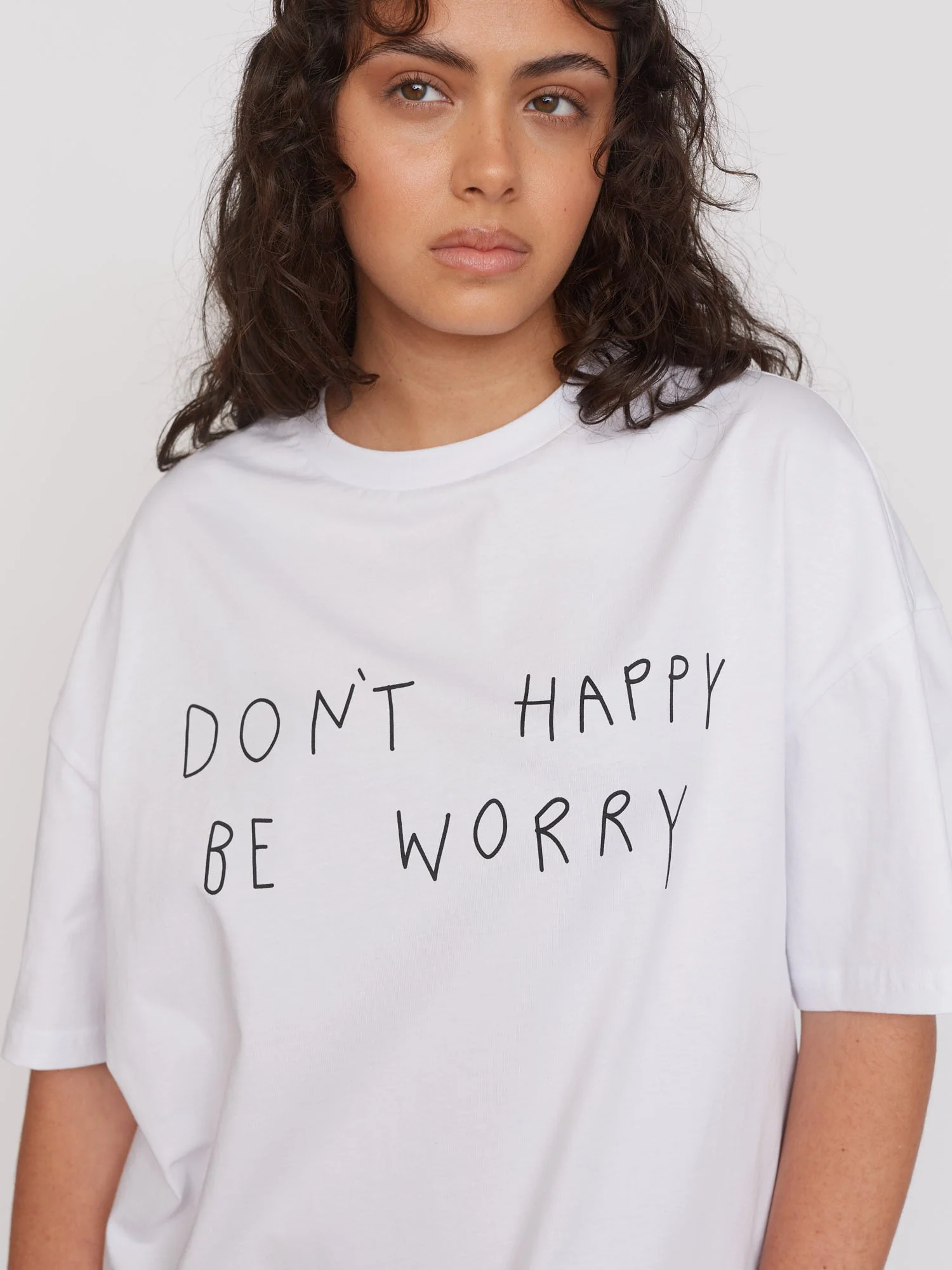 Dont Happy Be Worry T-shirt - Image 7