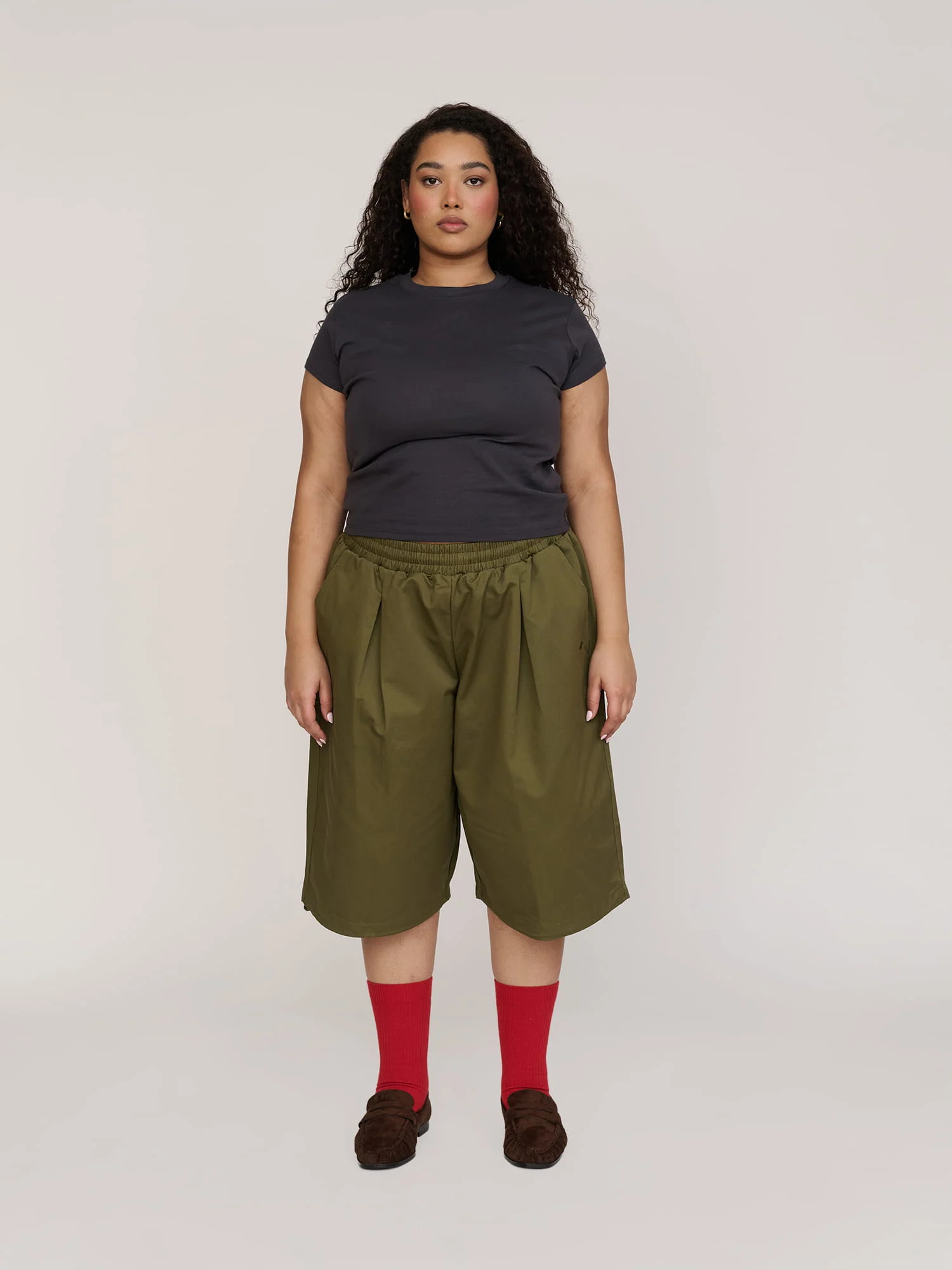 Drawcord Balloon Shorts - Image 4