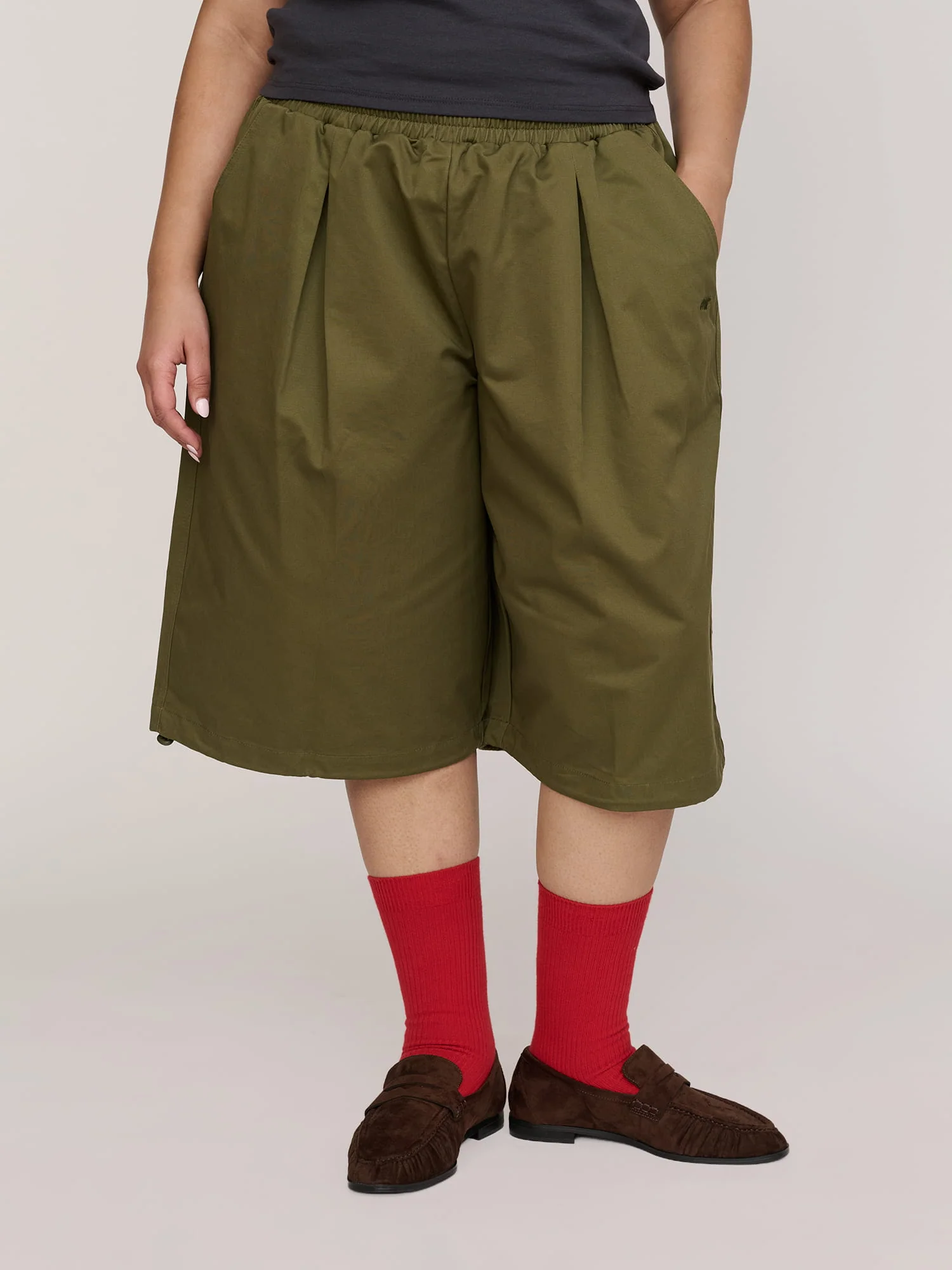 Drawcord Balloon Shorts - Image 5