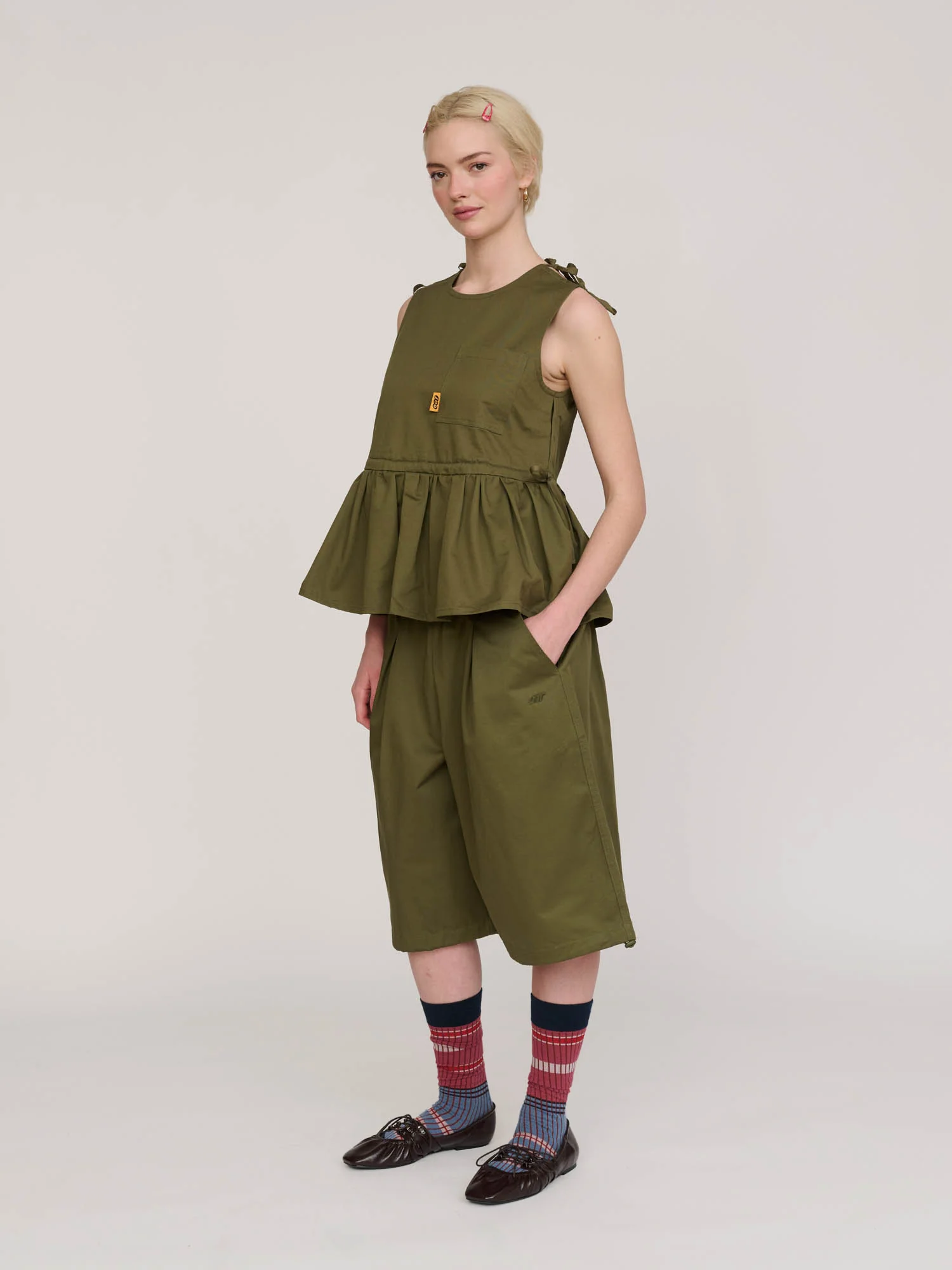 Drawcord Balloon Shorts - Image 8