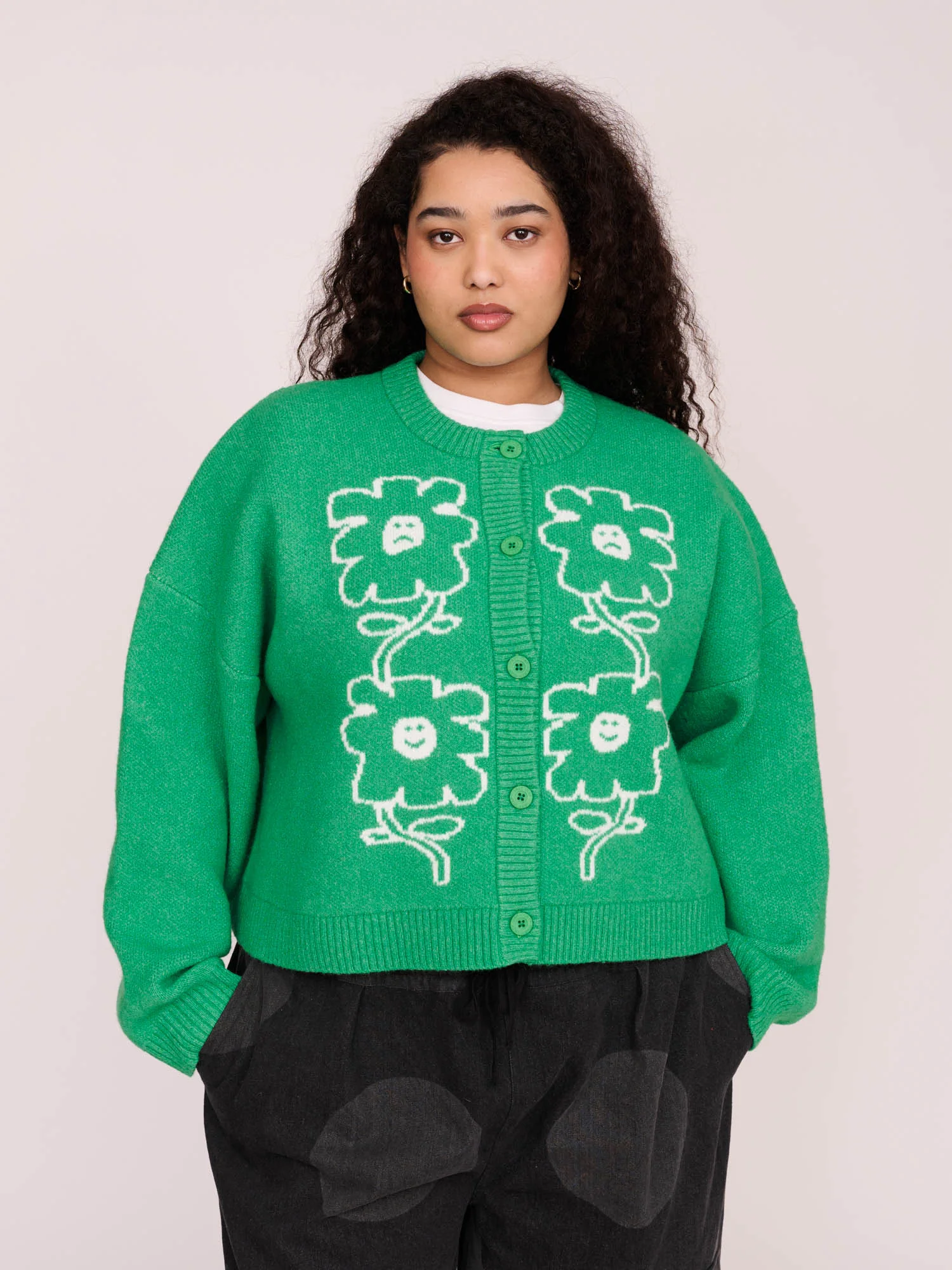 Emotional Flower Cardigan