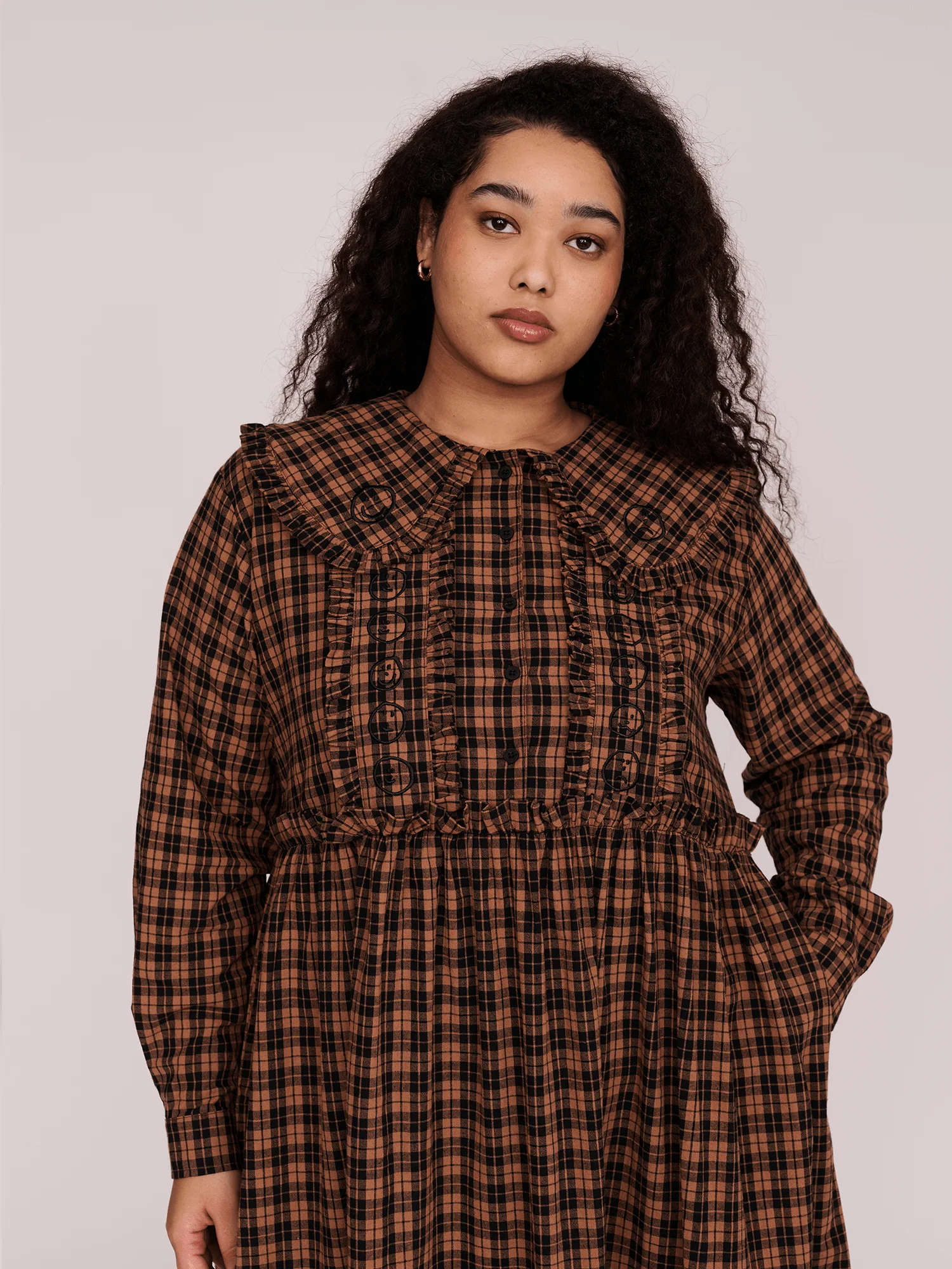 Emotions Check Midi Dress - Image 7