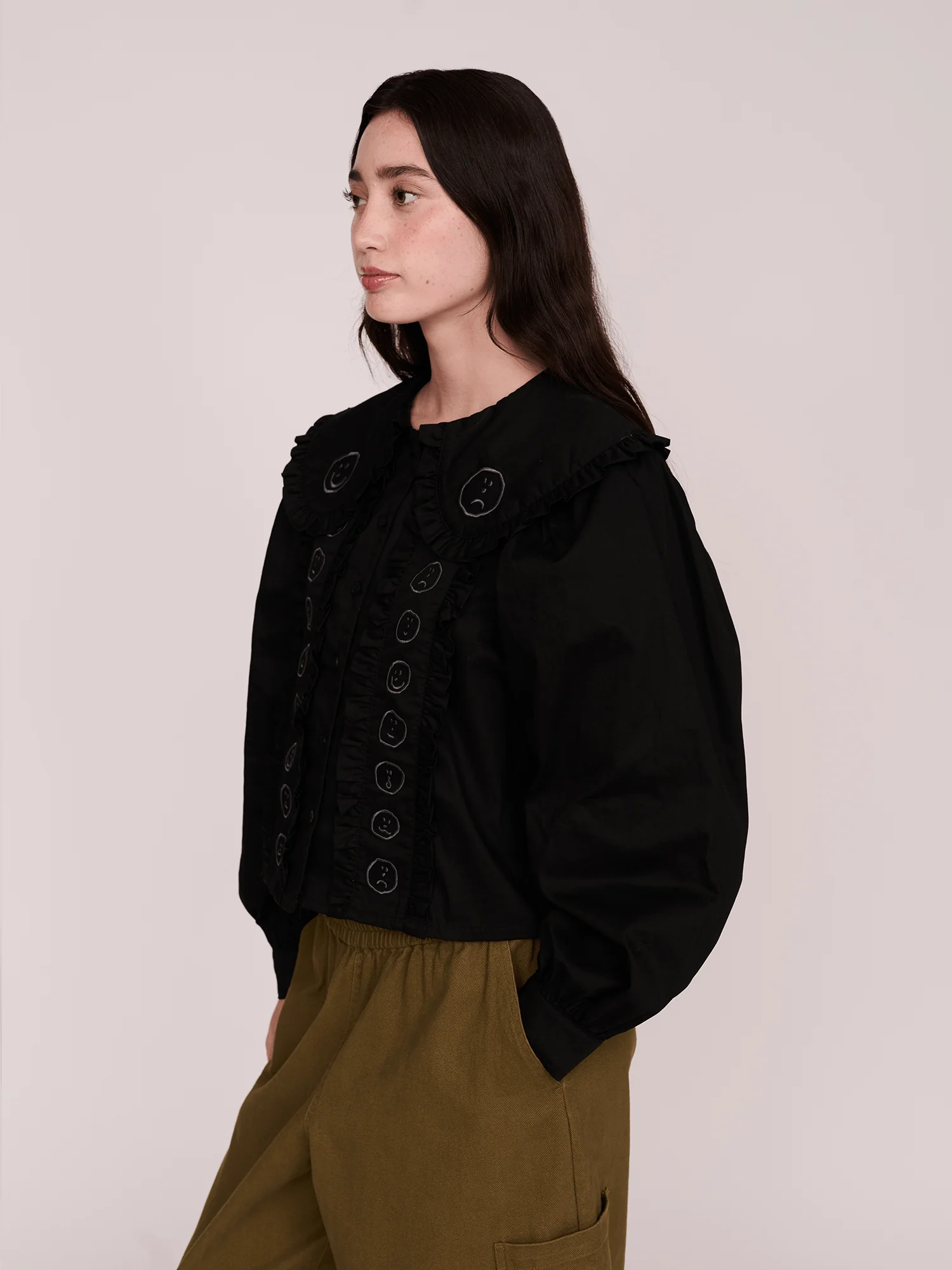 Emotions Embroidered Shirt - Image 6
