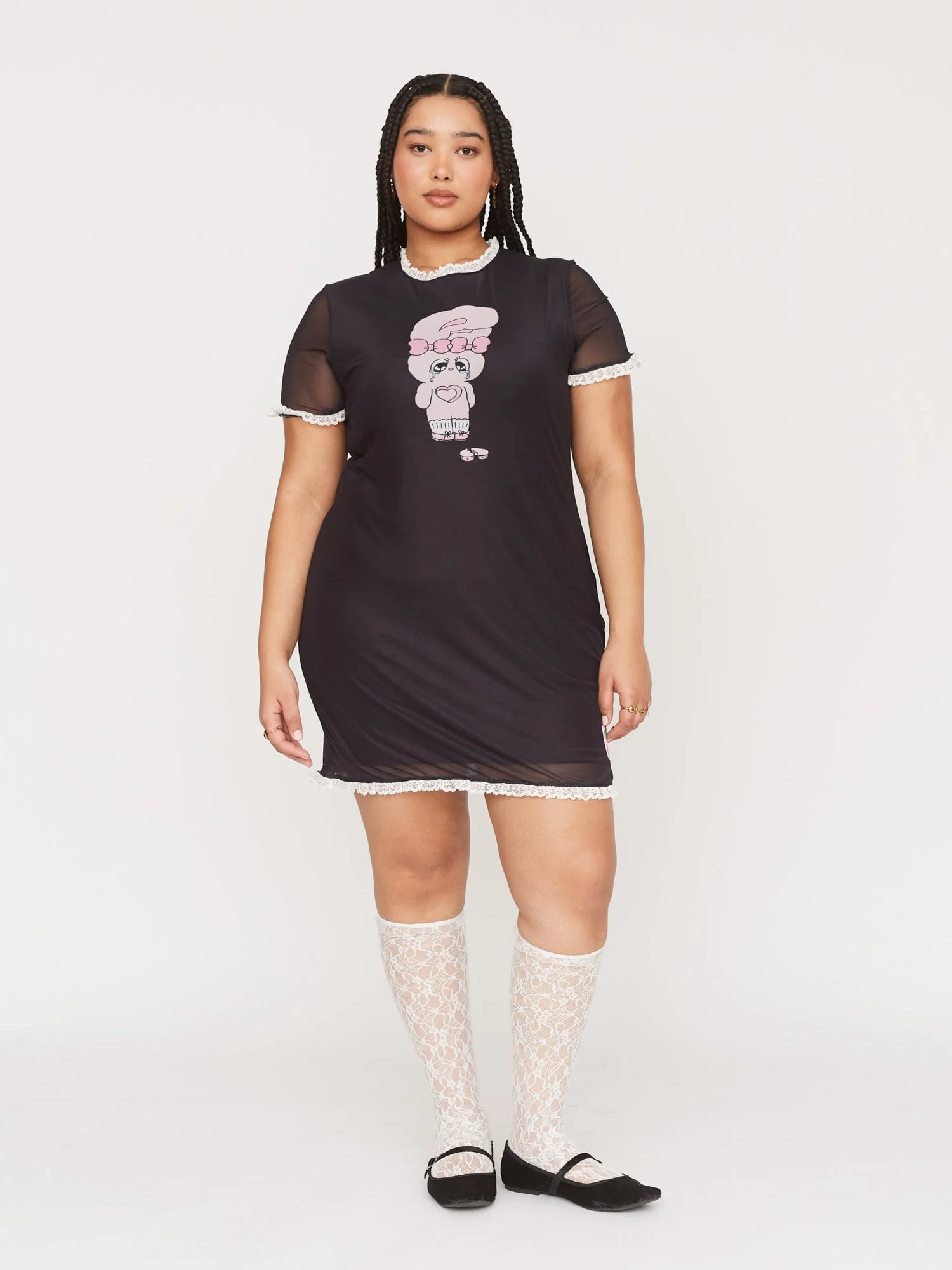 Esther Bunny Fitted Mini Dress