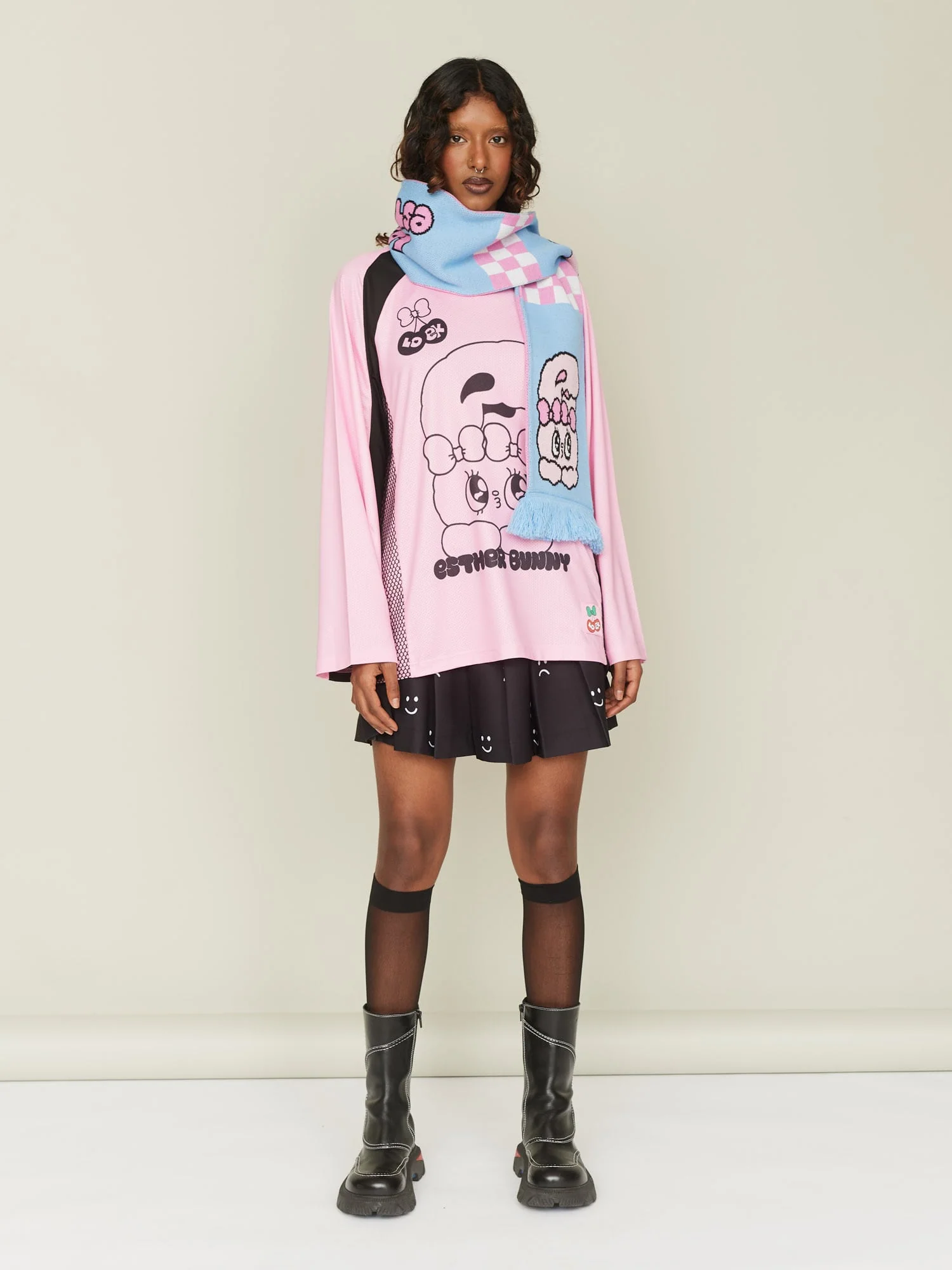 Esther Bunny Football Scarf - Image 4