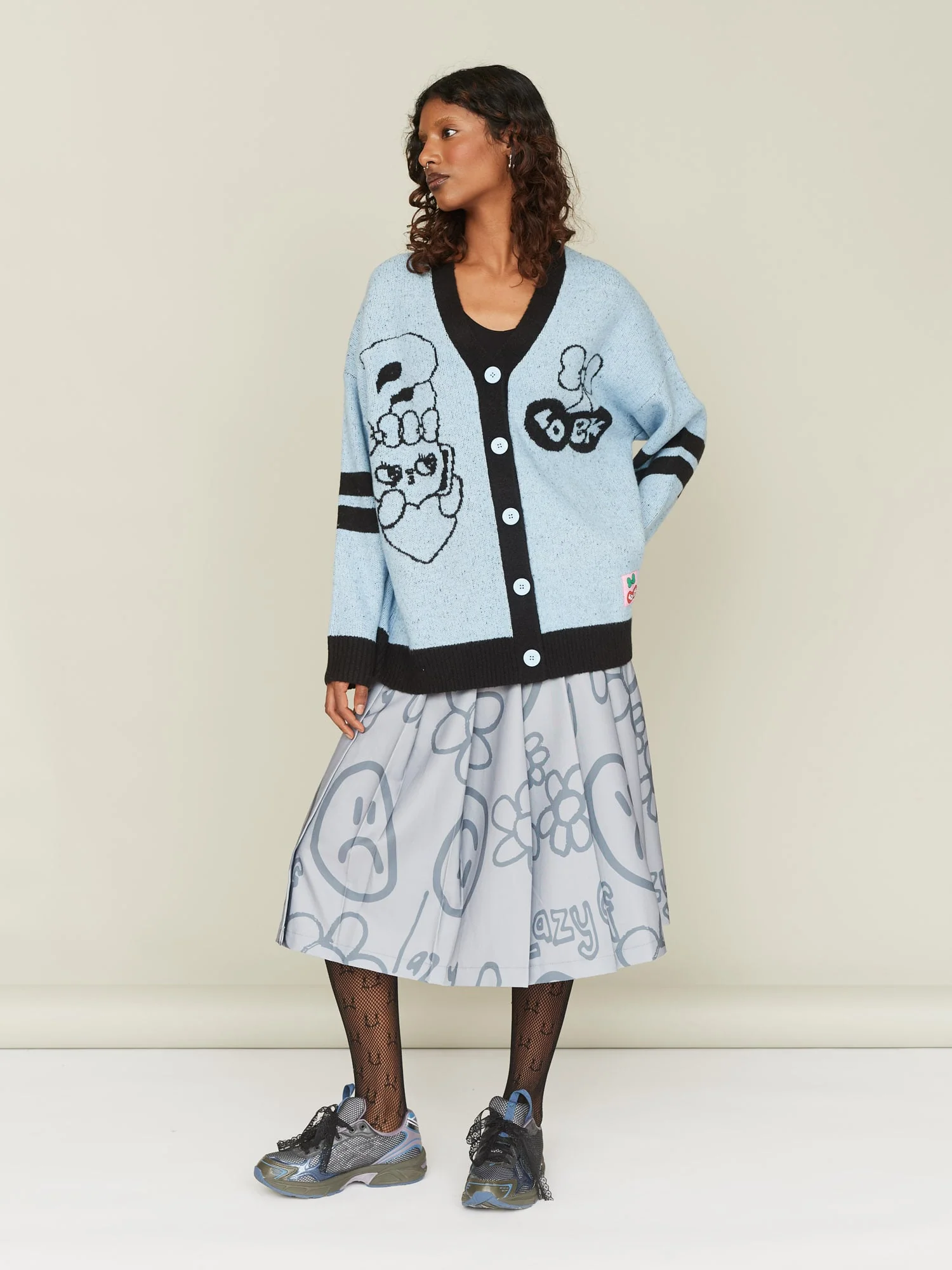 Esther Bunny Knit Cardigan - Image 2