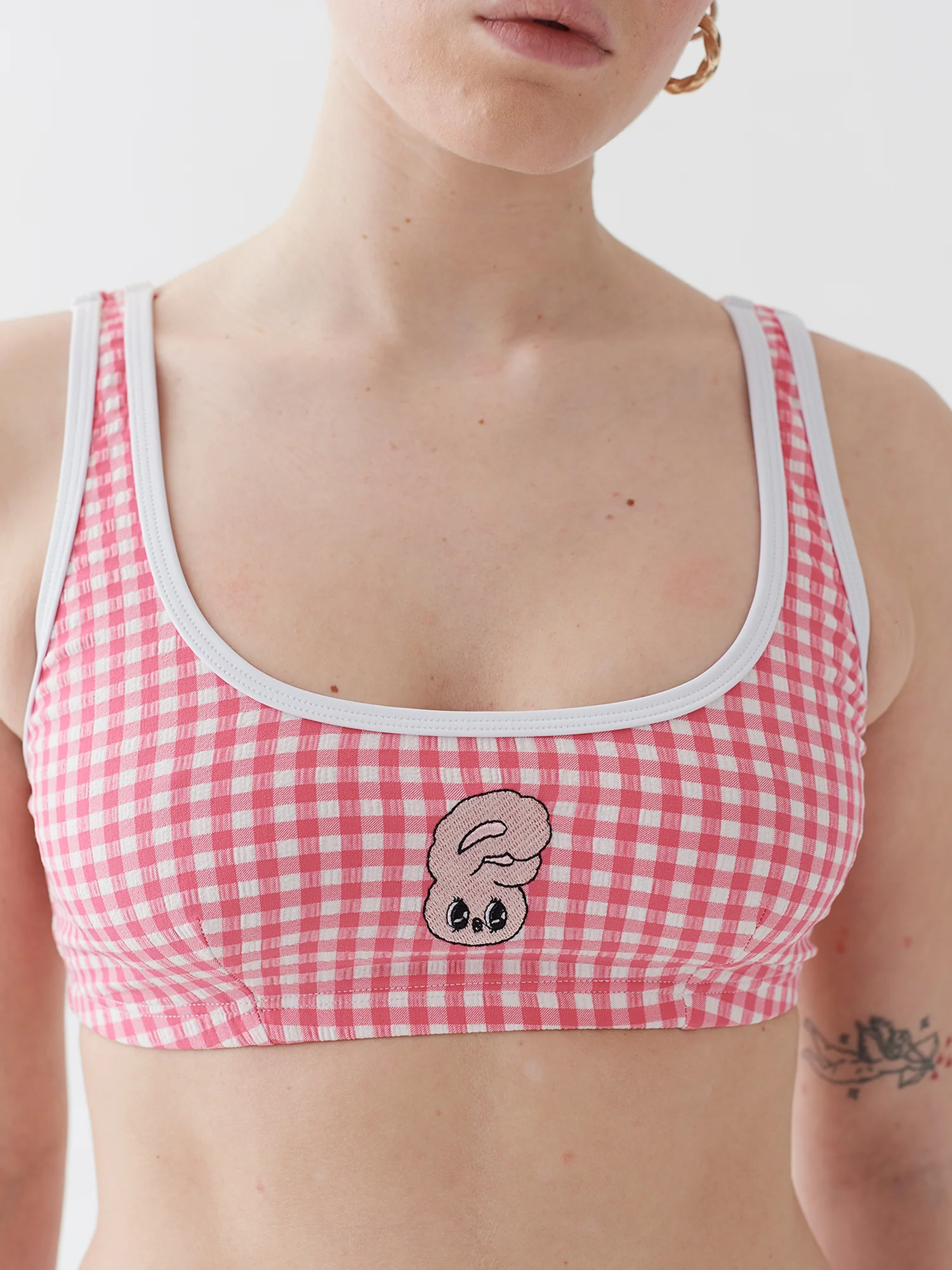 Esther Loves Oaf Esther Gingham Bikini Top - Image 3