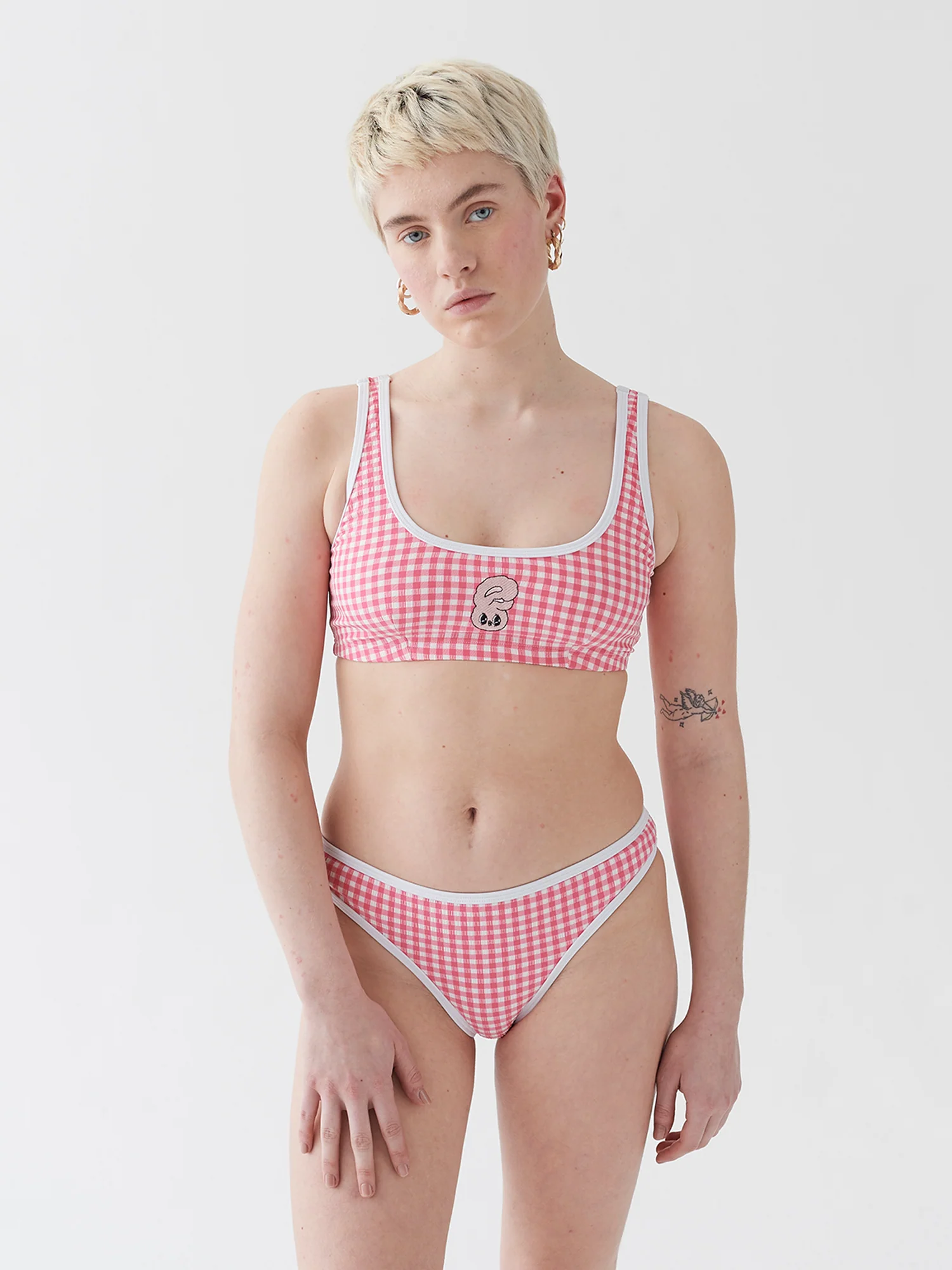 Esther Loves Oaf Esther Gingham Bikini Top - Image 4