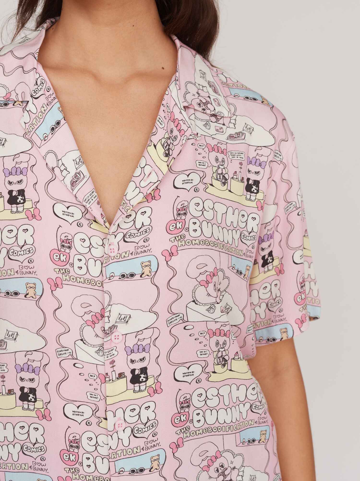 Esther x Lazy Oaf Bowling Shirt - Image 5