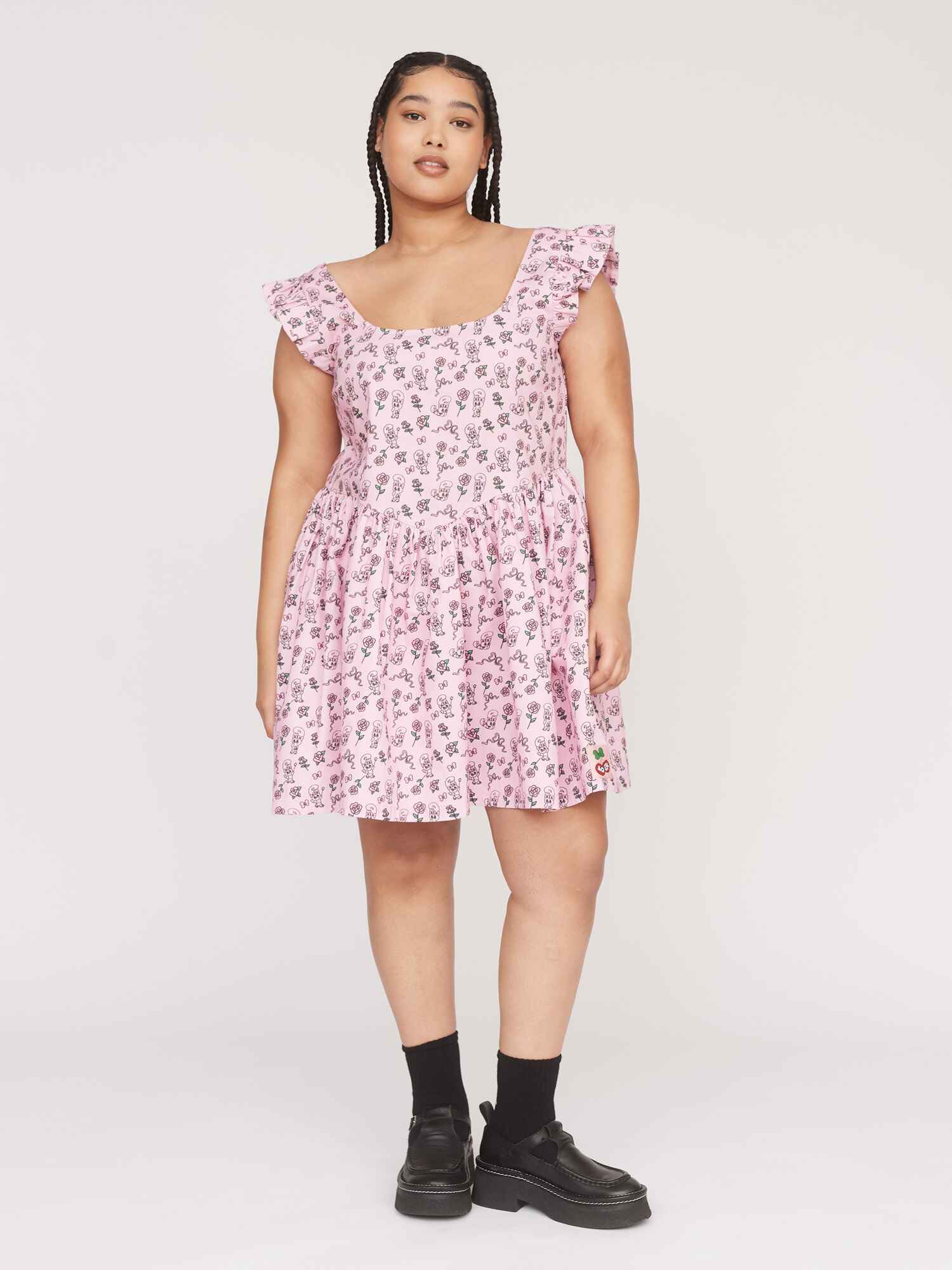 Esther x Lazy Oaf Smock Dress - Image 3