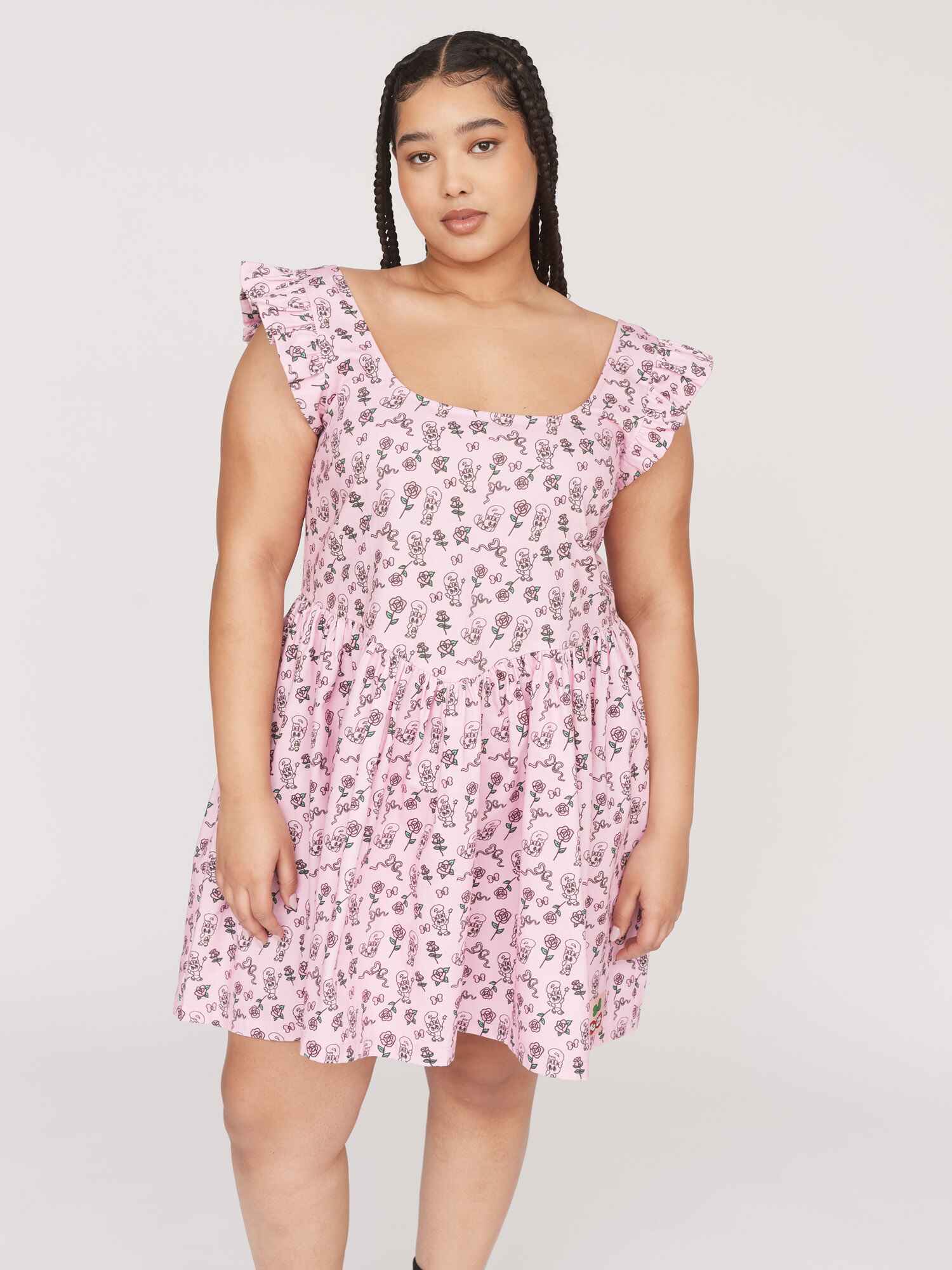 Esther x Lazy Oaf Smock Dress - Image 5