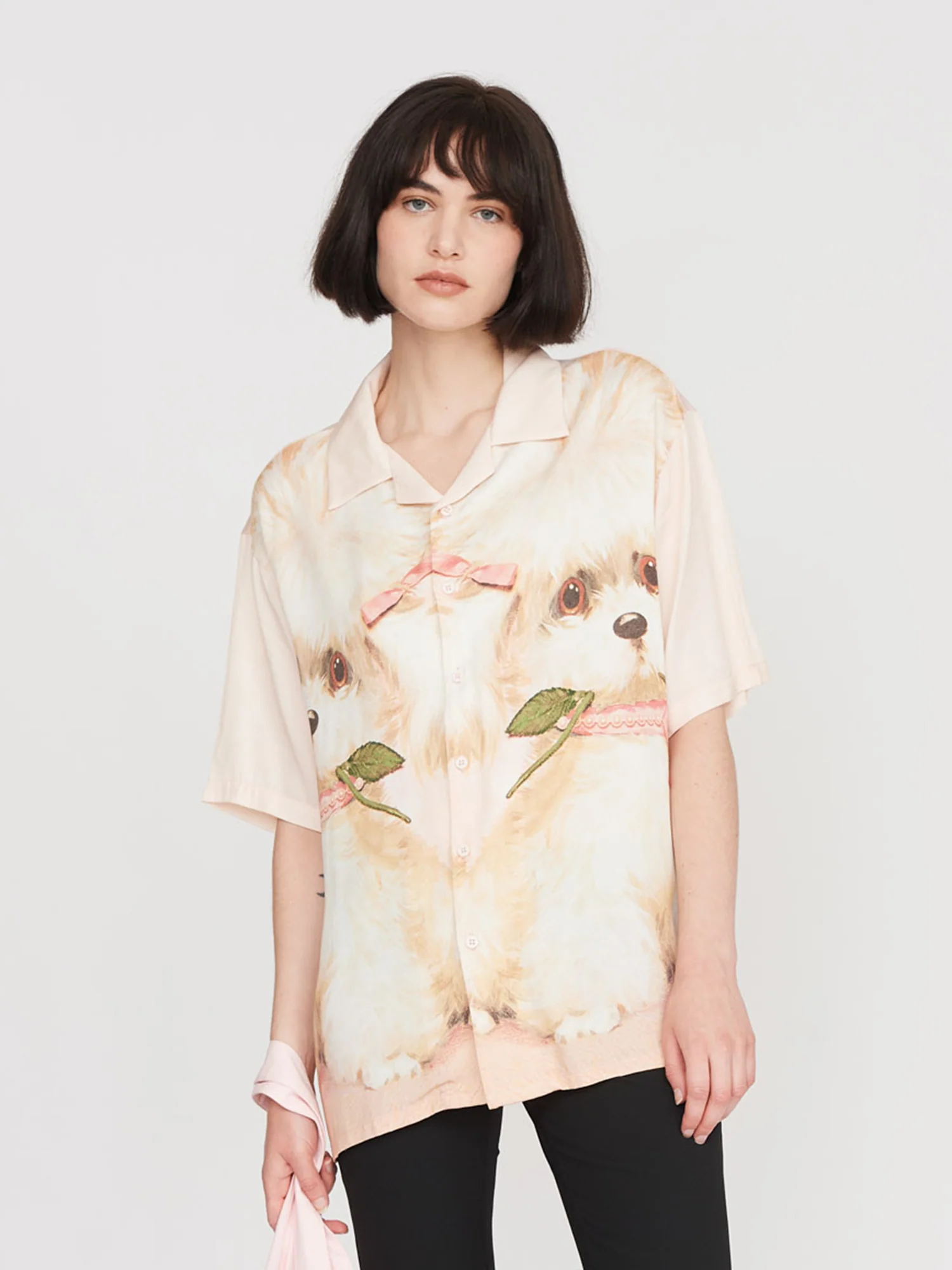 Fancy Pants Poodle Bowling Shirt