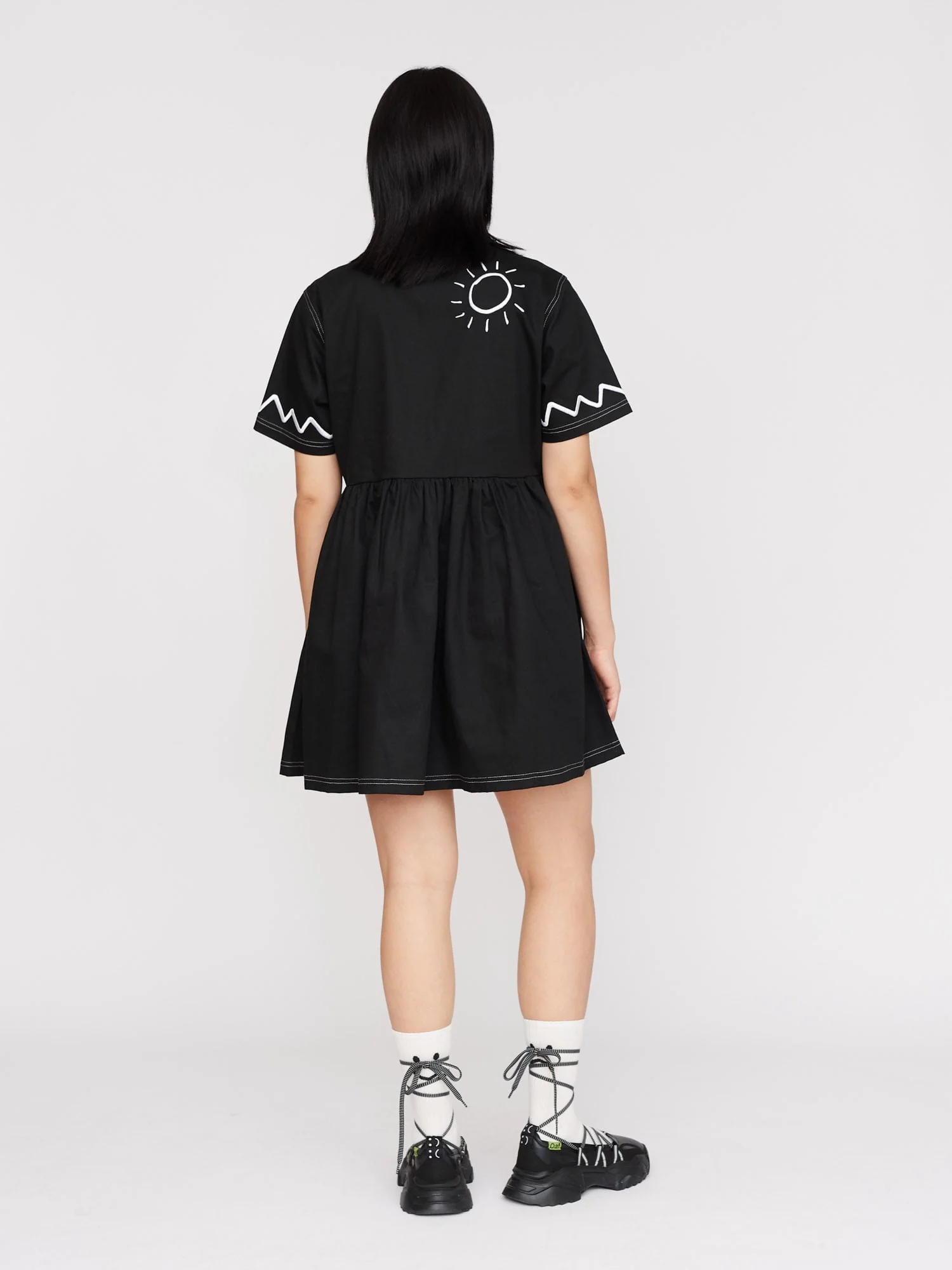 Feeling Fine Smock Mini Shirt Dress - Image 5