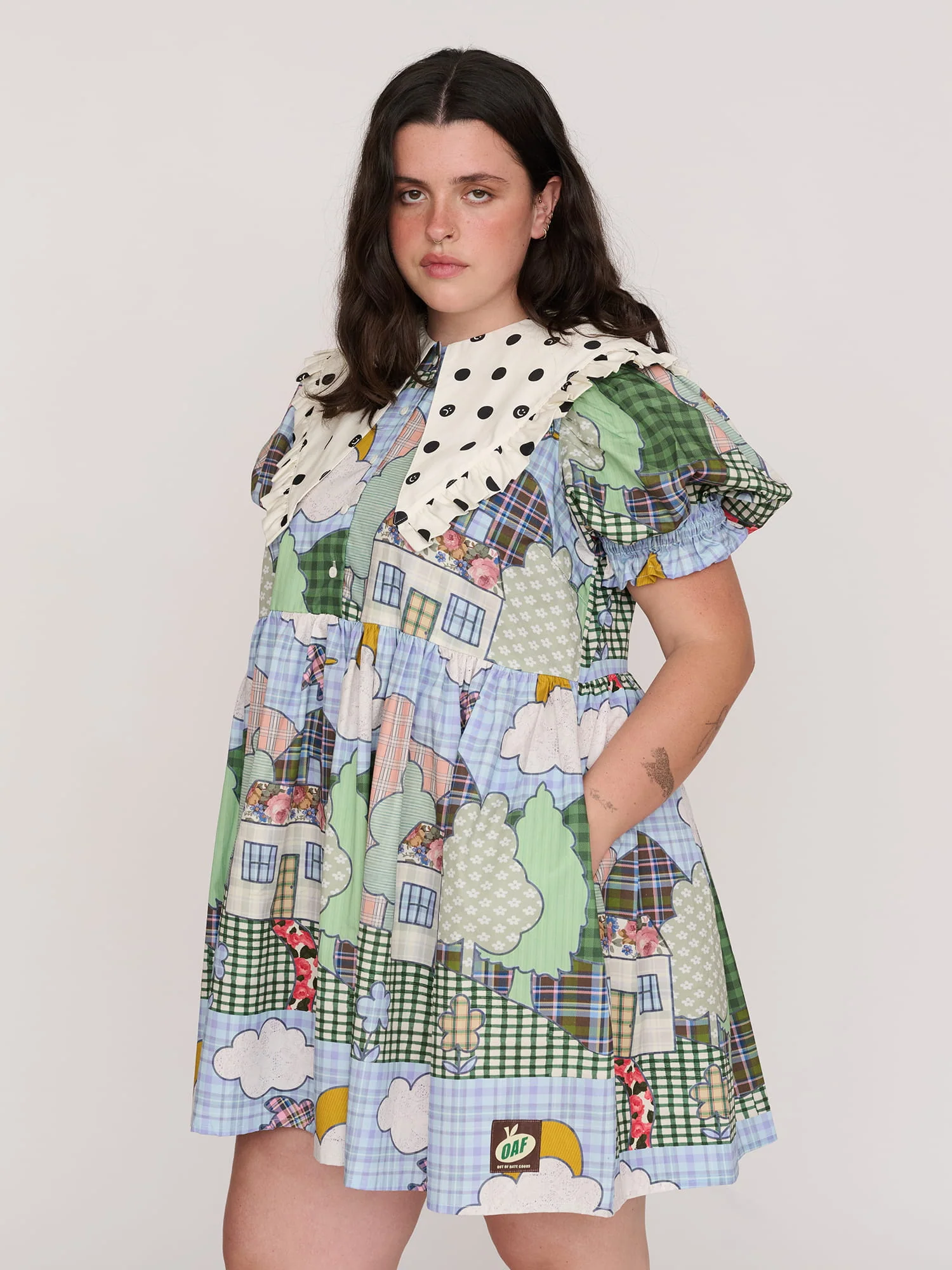 Fete Games Ruffle Collar Dress - Image 5