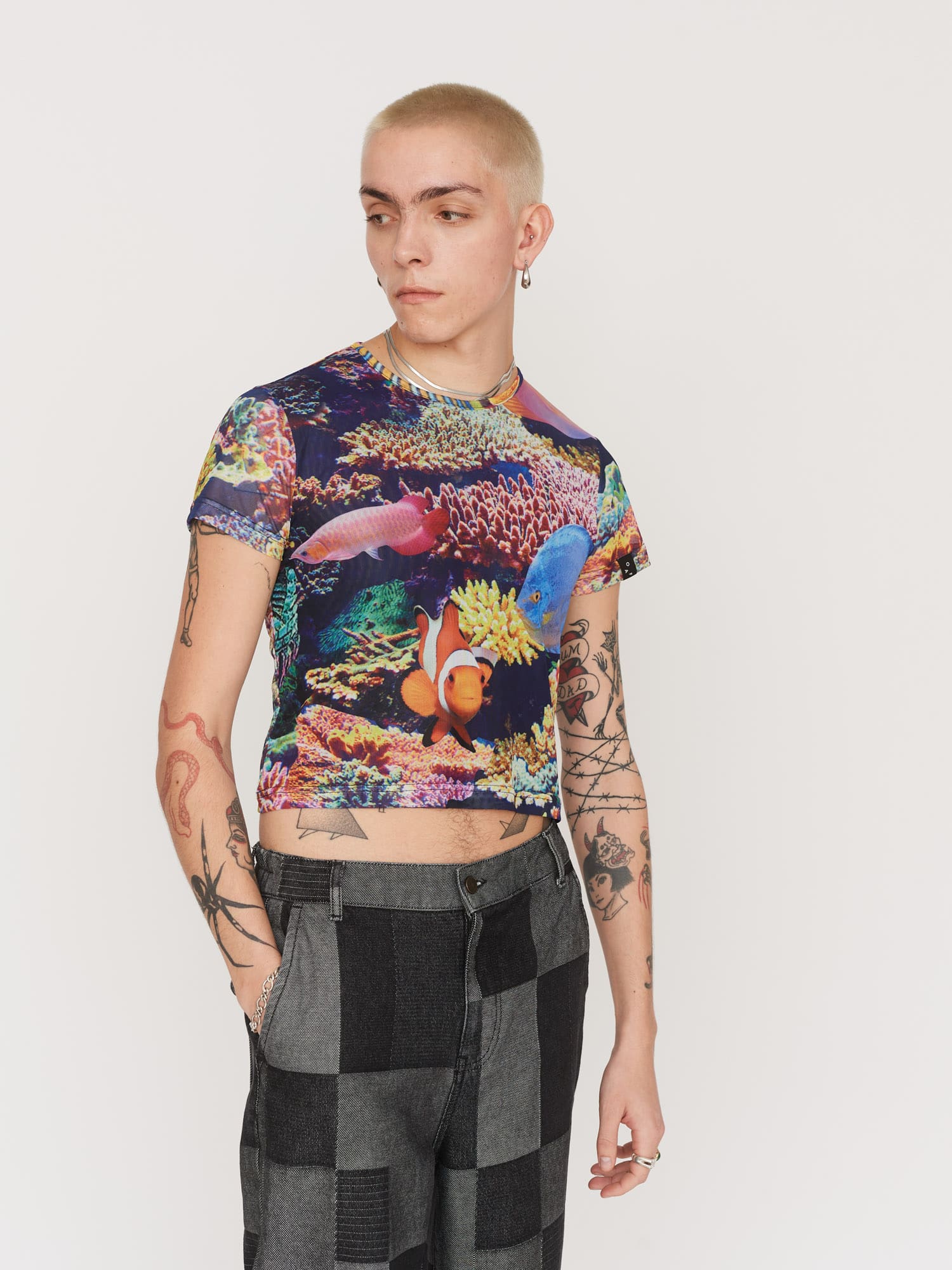 Fish Tank Mesh Tee - Image 2