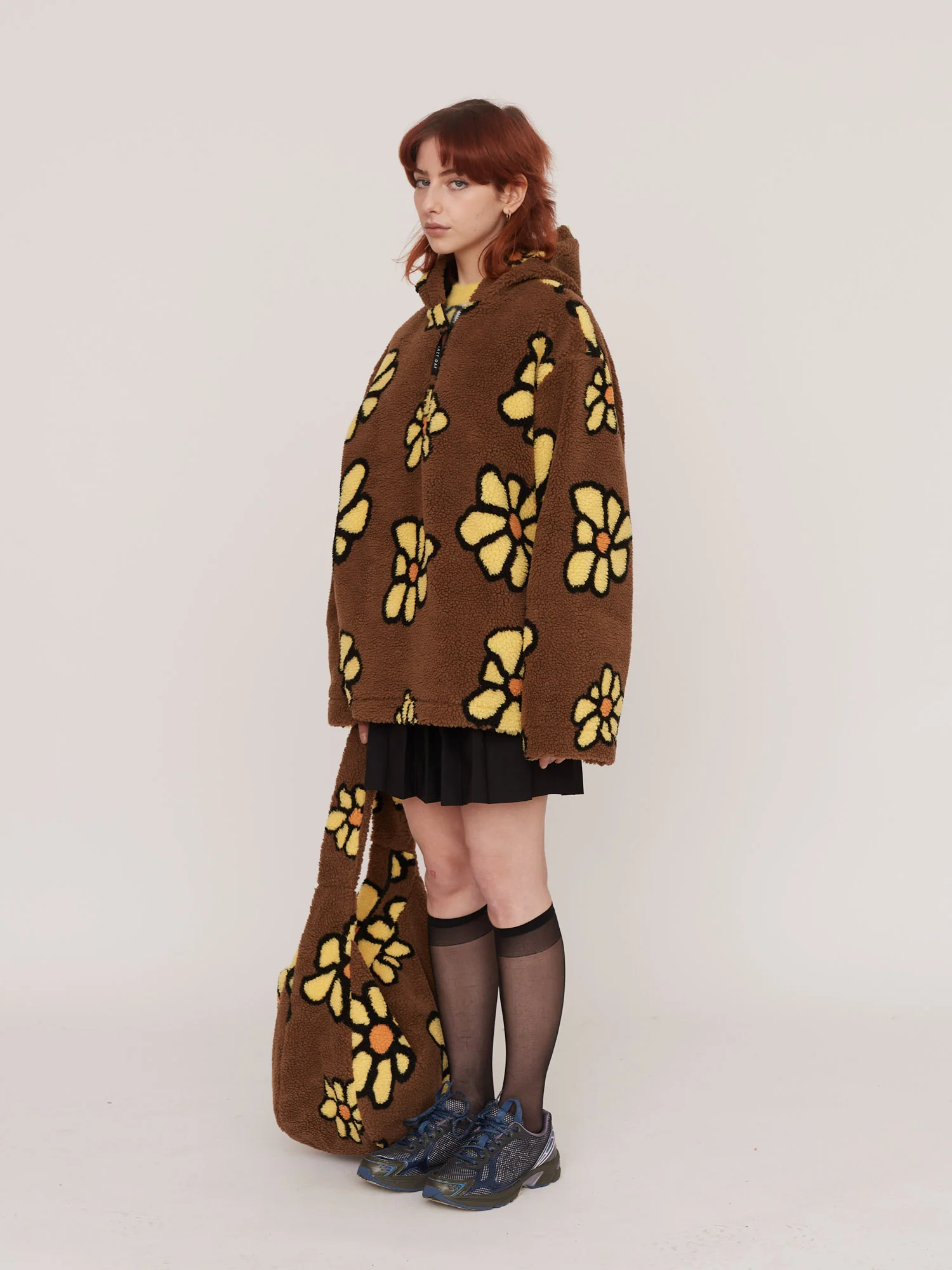 Flower Fleece Hoodie - Image 3