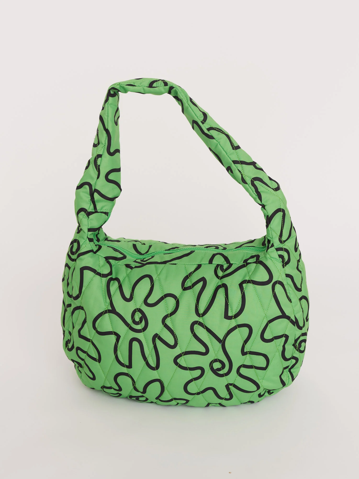 Flower Power Quilted Shoulder Bag - Image 5
