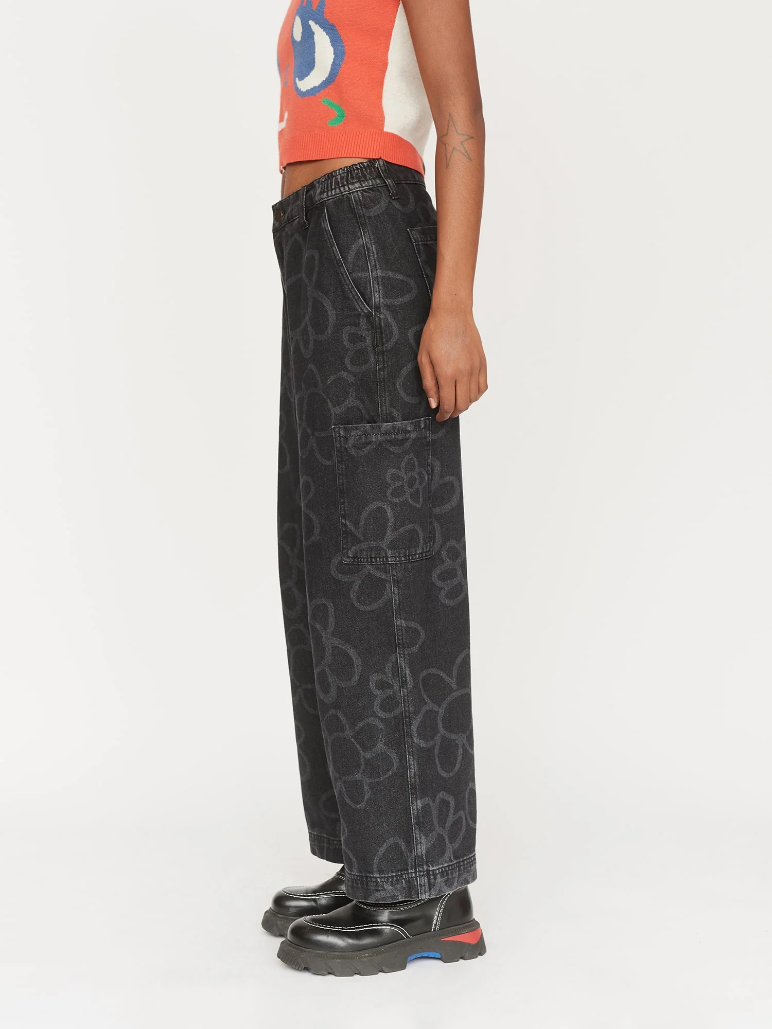 Flower Scribble Pants - Image 7