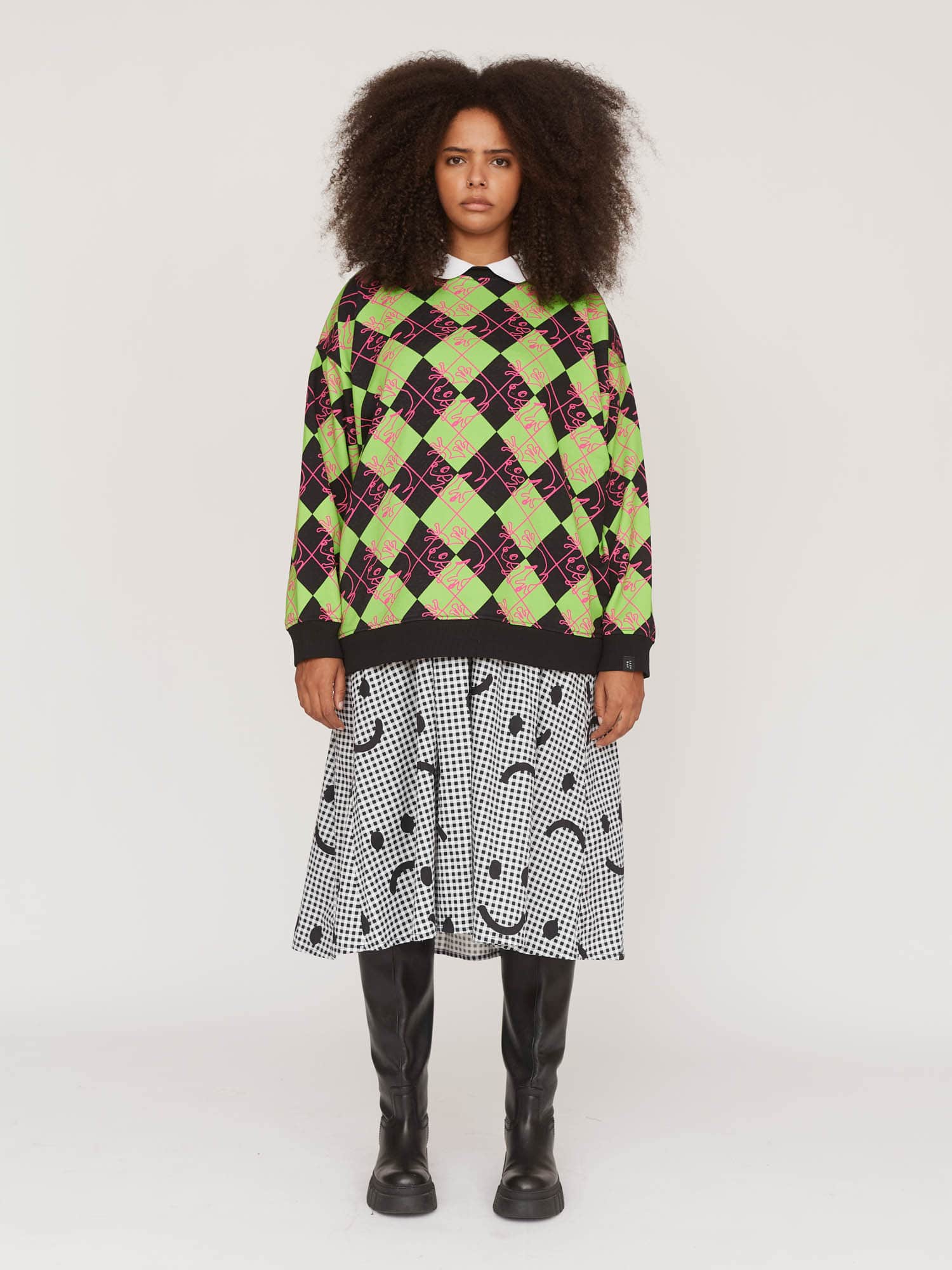 Frog Argyle Sweatshirt - Image 8