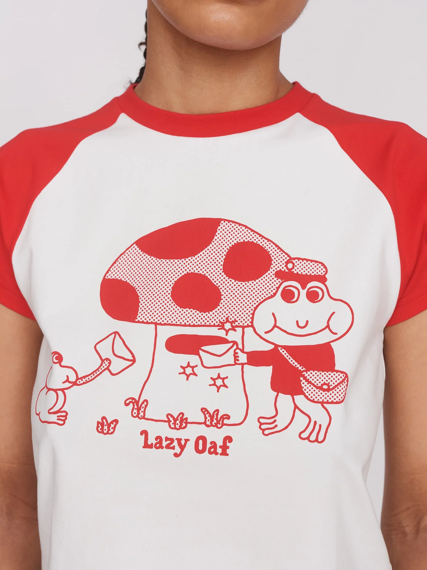 Frog Delivery Raglan Fitted Tee - Image 3