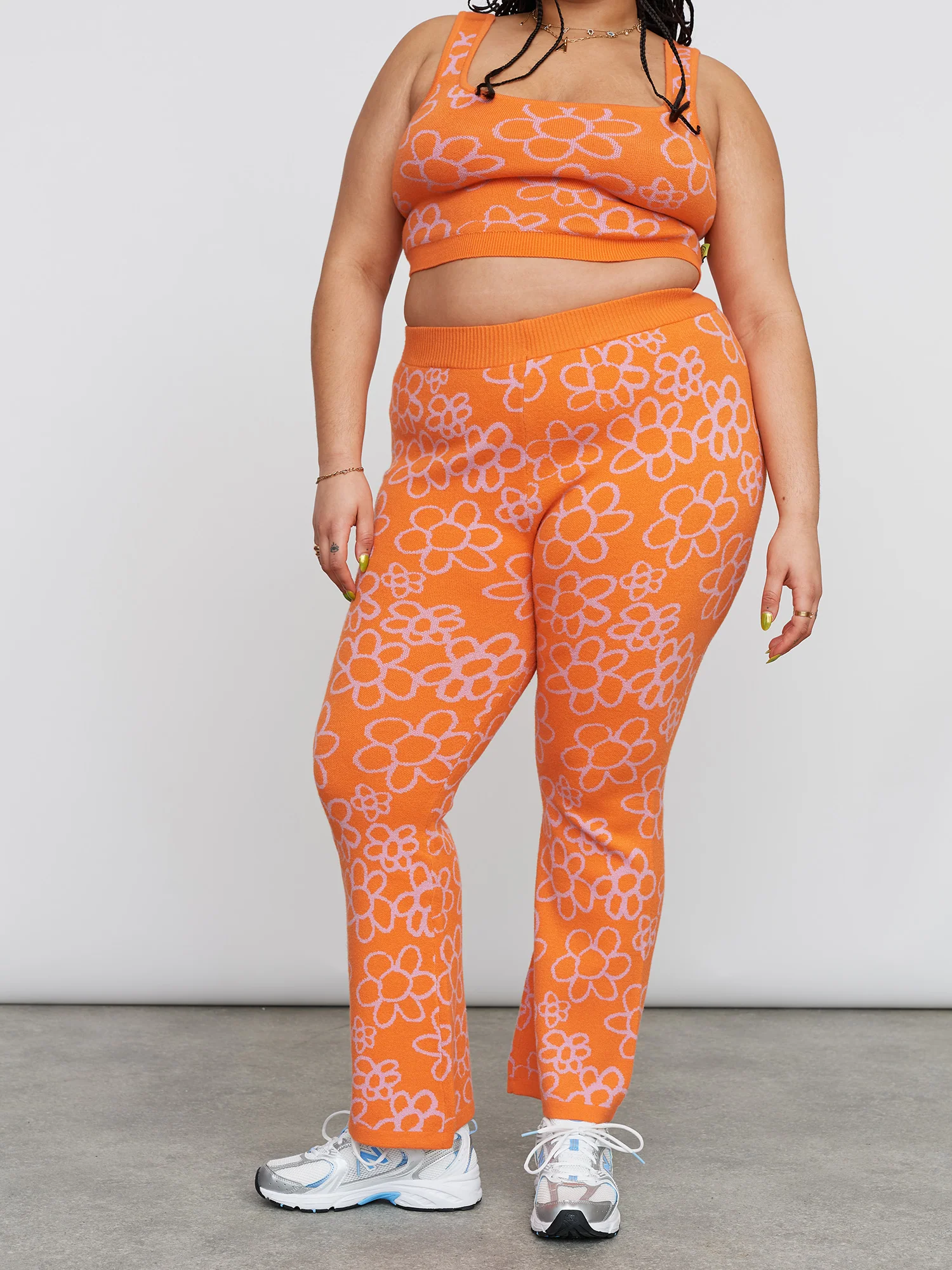 Fruit Salad Knitted Flares