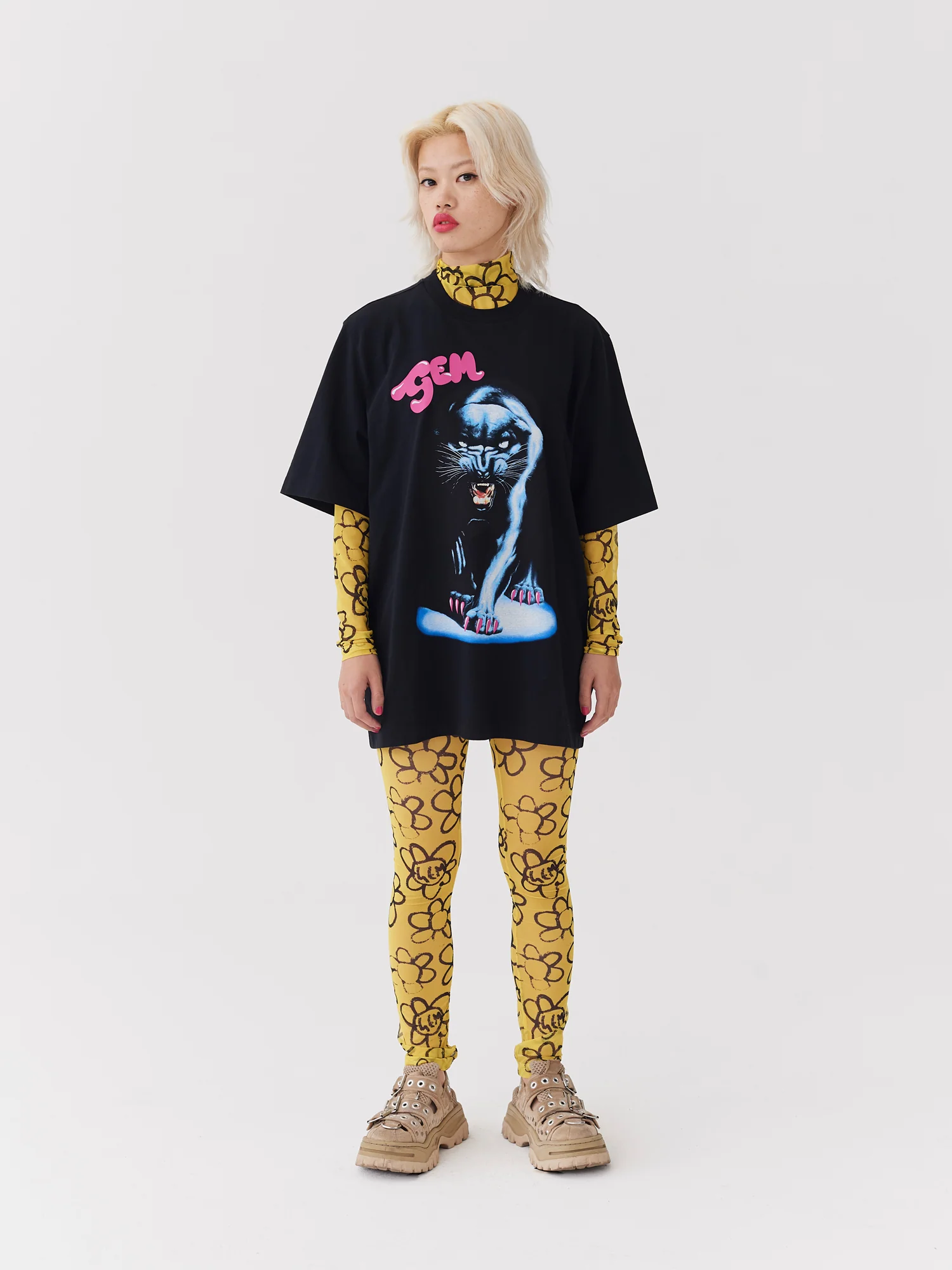 G.E.M Big Cat Oversized Tee - Image 2