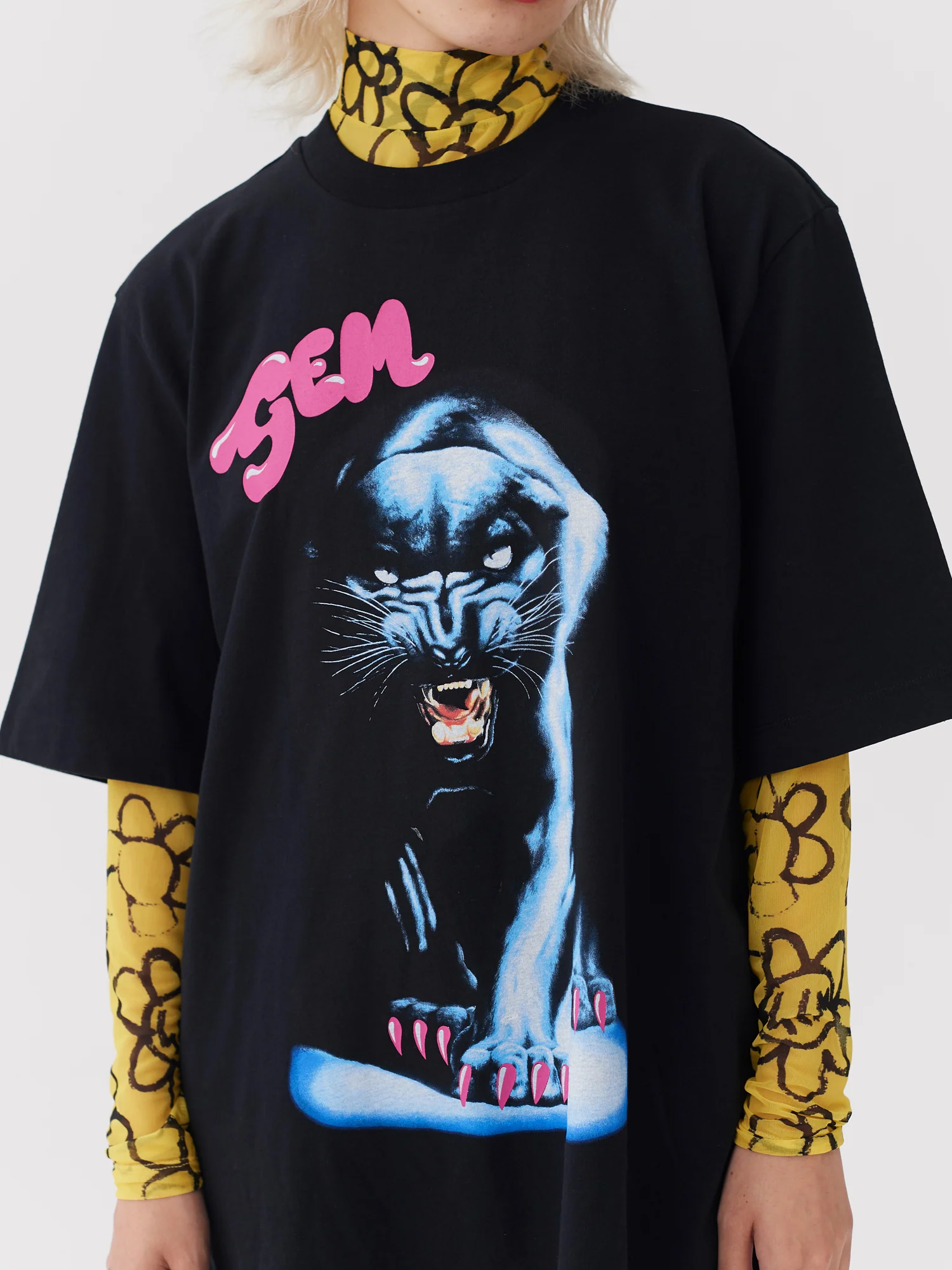 G.E.M Big Cat Oversized Tee - Image 3