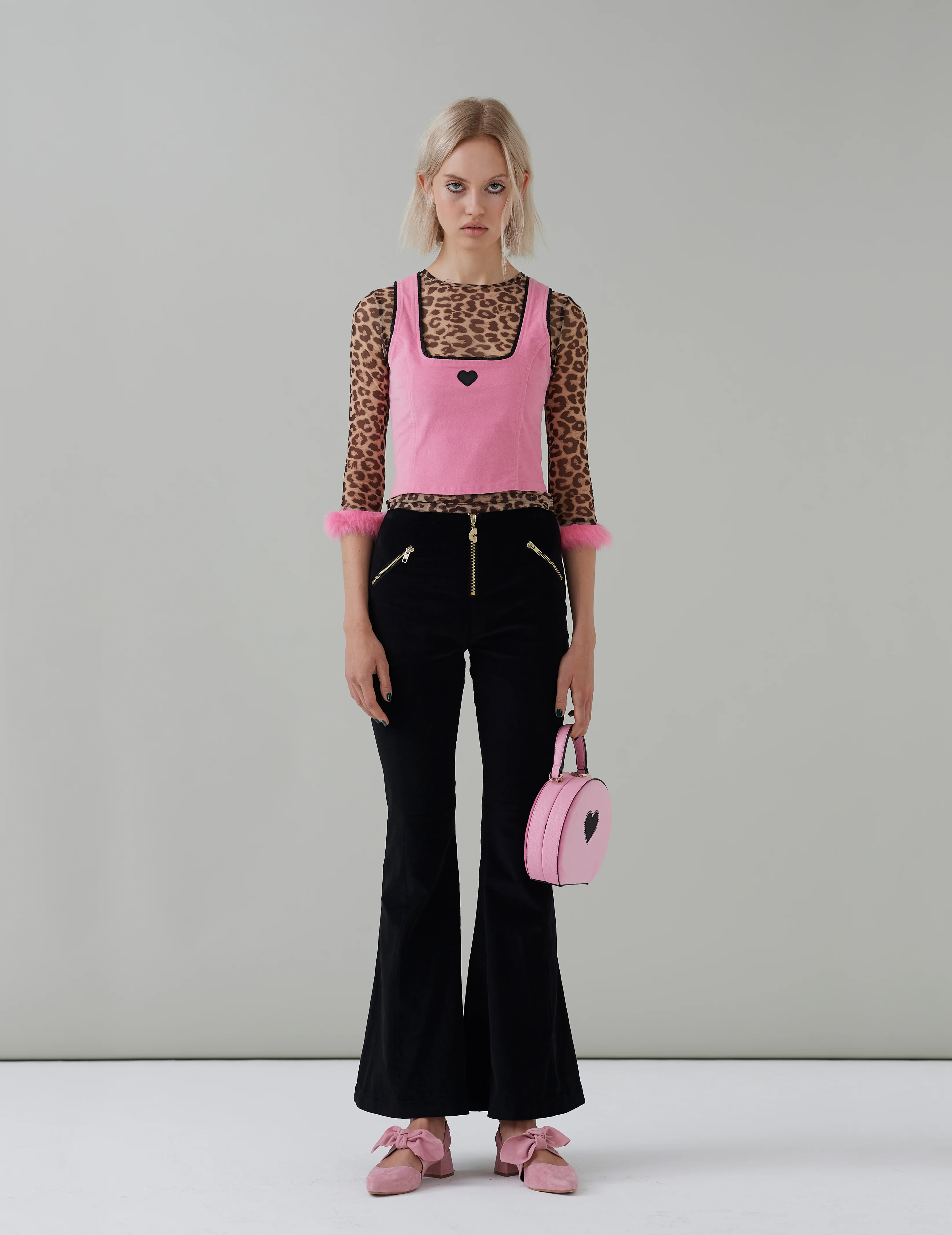 G.E.M Velvet Corset Top