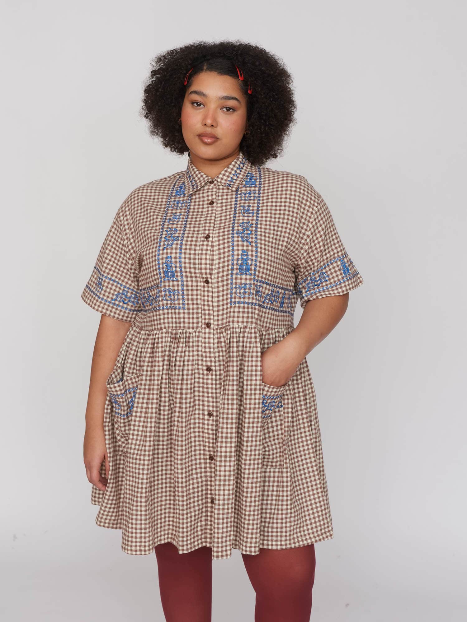 Garden Fantasy Smock Dress - Image 4