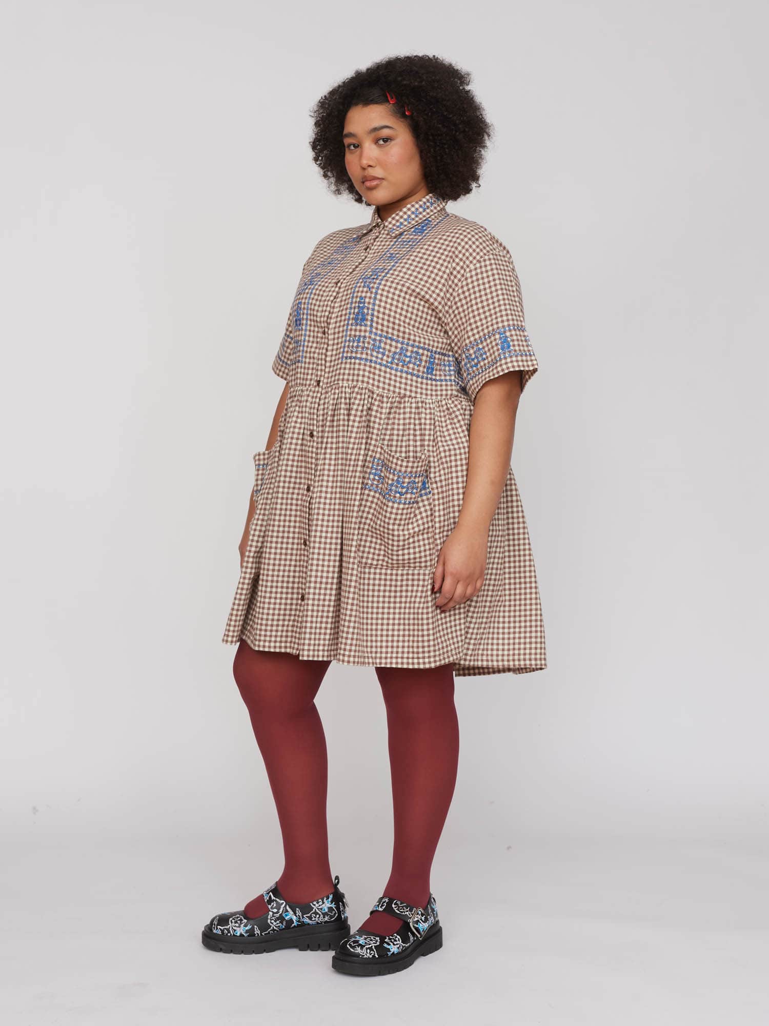 Garden Fantasy Smock Dress - Image 6