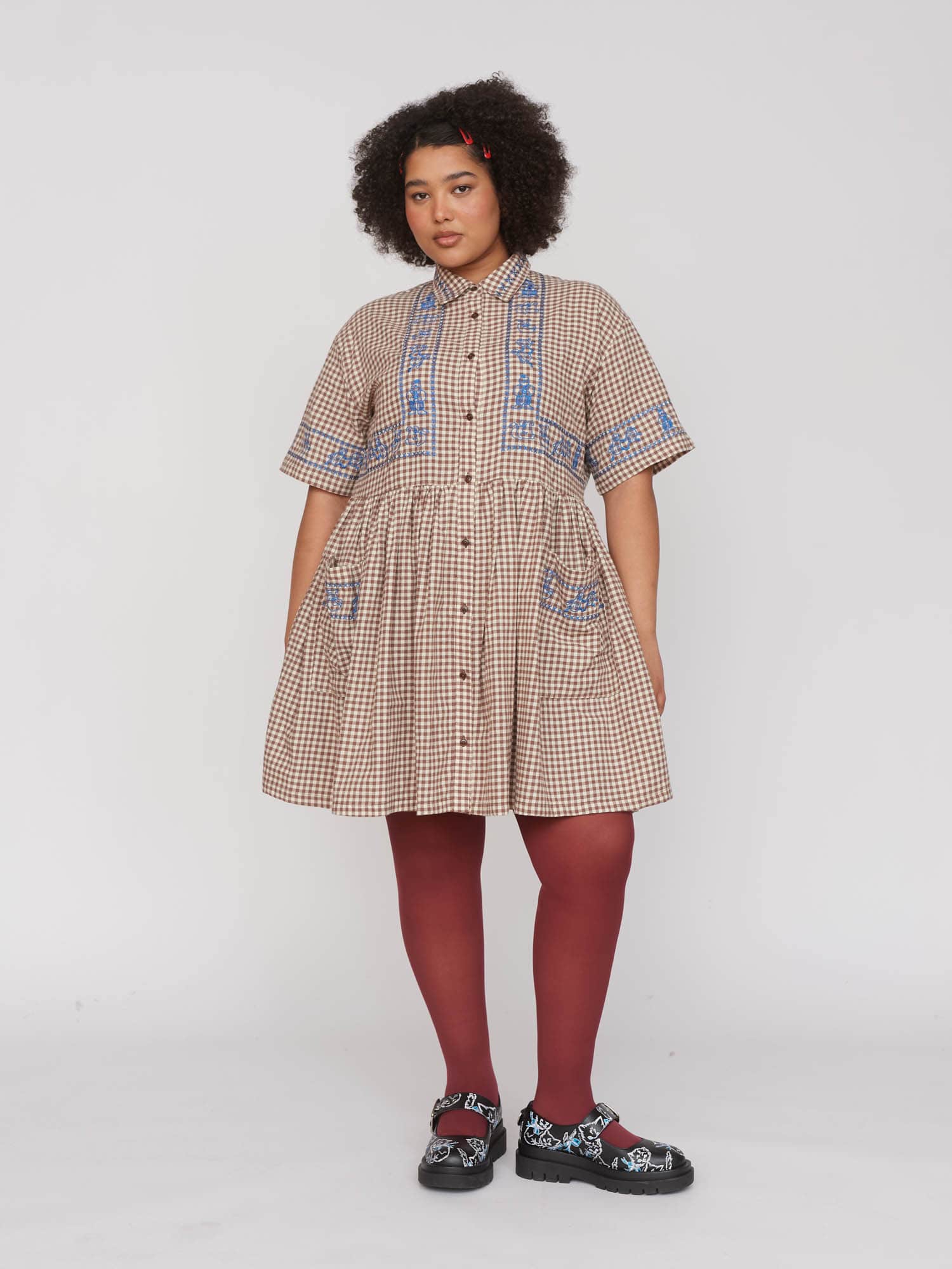 Garden Fantasy Smock Dress - Image 8