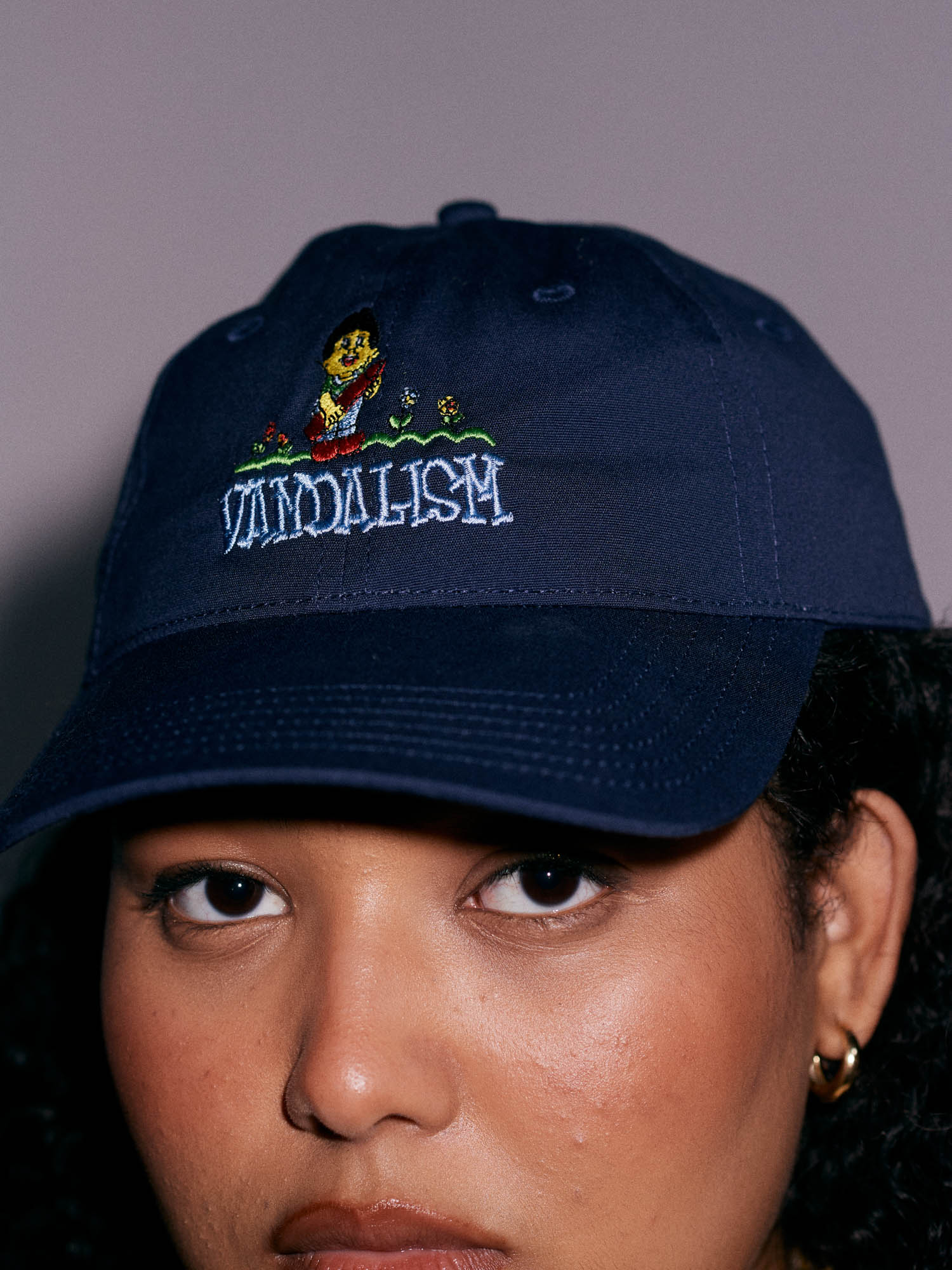 Germes Gang x Lazy Oaf 6 Panel Cap - Image 5