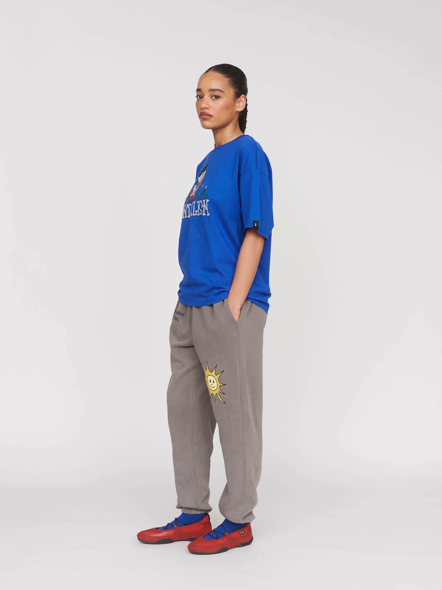 Germes Gang x Lazy Oaf Blue T-shirt - Image 4