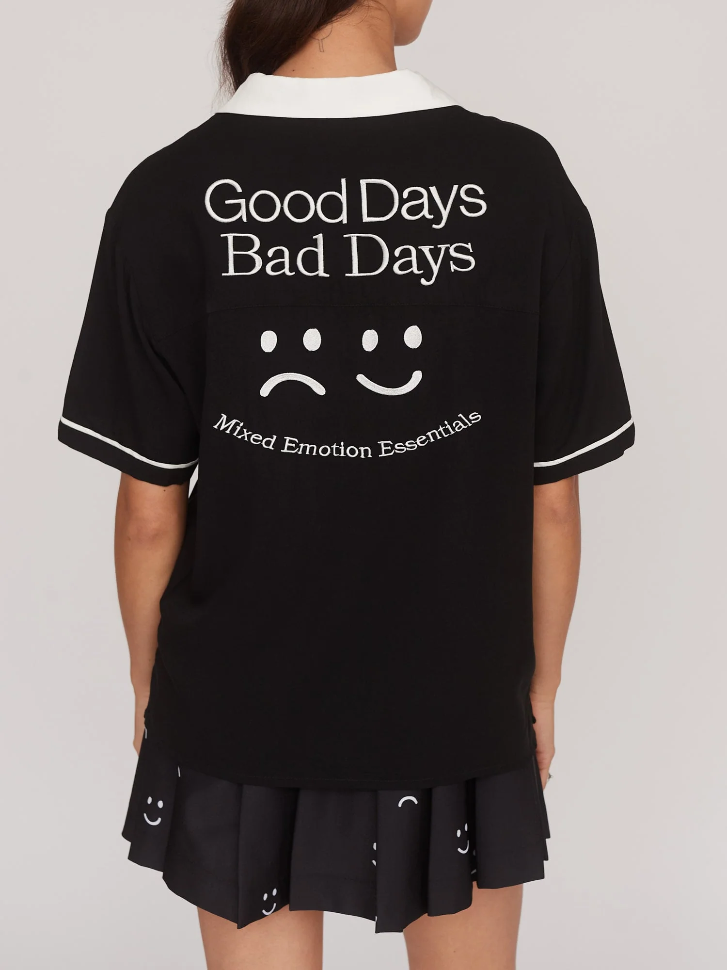 Good Days Embroidered Bowling Shirt - Image 2