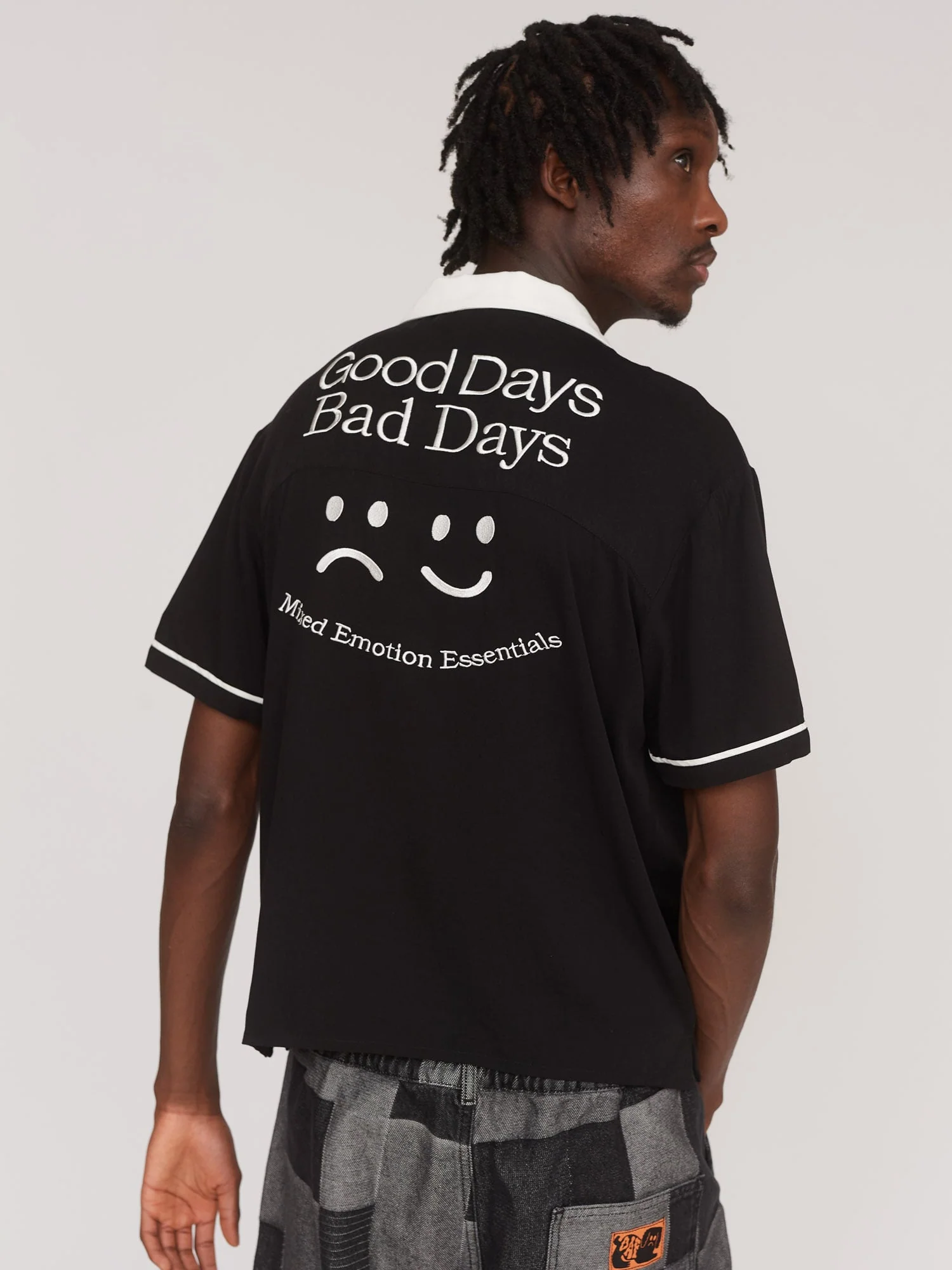 Good Days Embroidered Bowling Shirt - Image 6