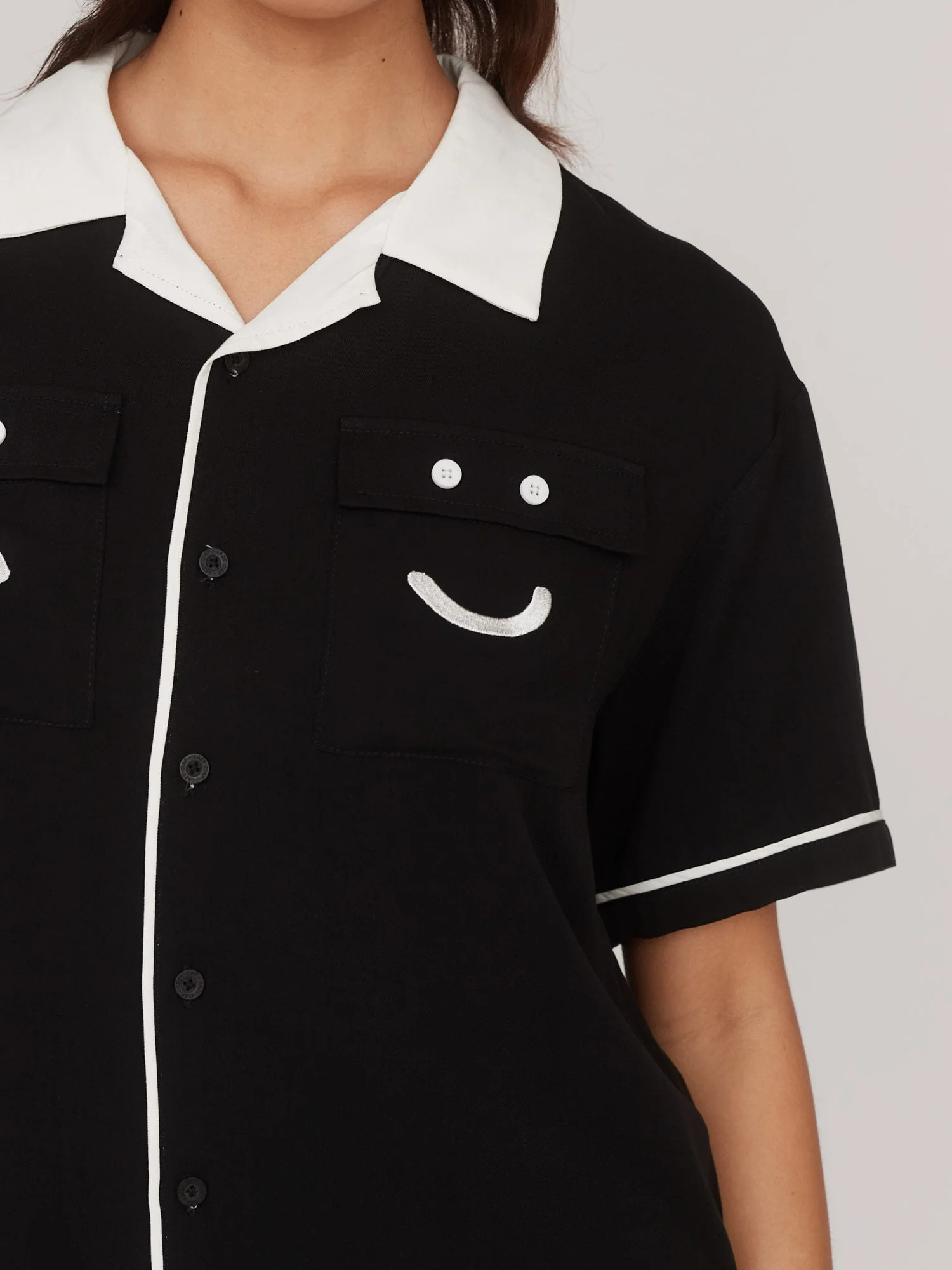Good Days Embroidered Bowling Shirt - Image 7