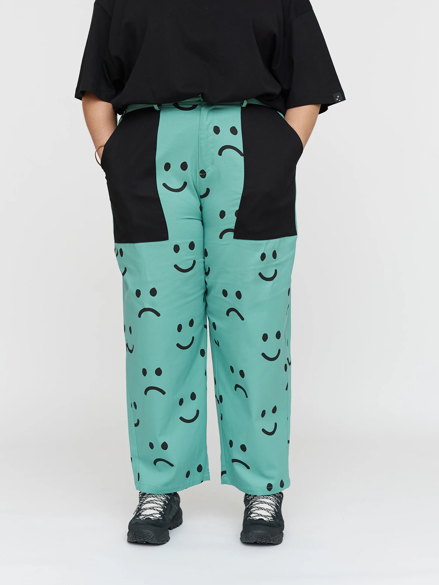 Green Happy Sad Pants - Image 8